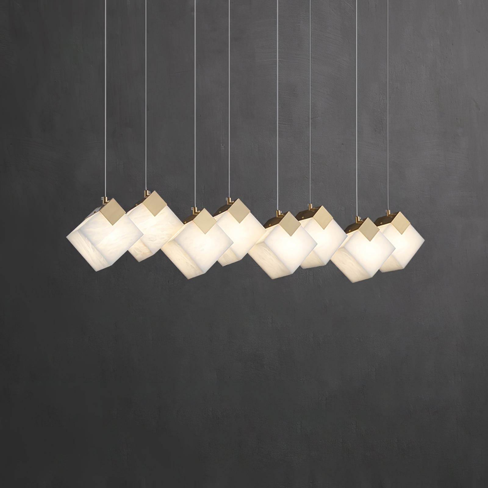 Vevariel Linear Alabaster Pendant Light - Letslighting