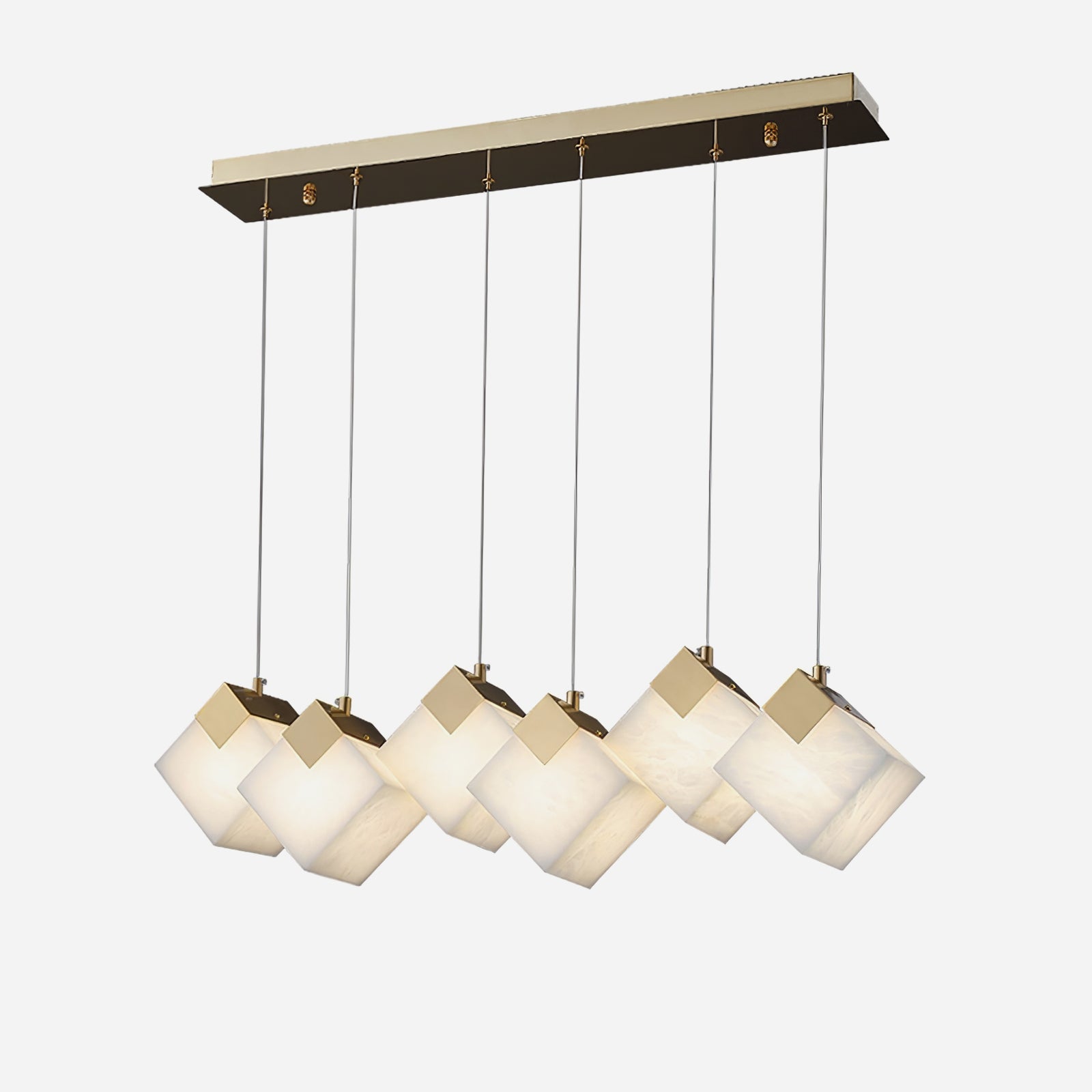 Vevariel Linear Alabaster Pendant Light - Letslighting