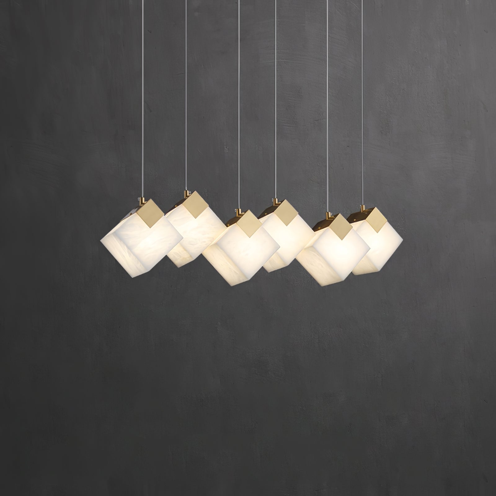 Vevariel Linear Alabaster Pendant Light - Letslighting