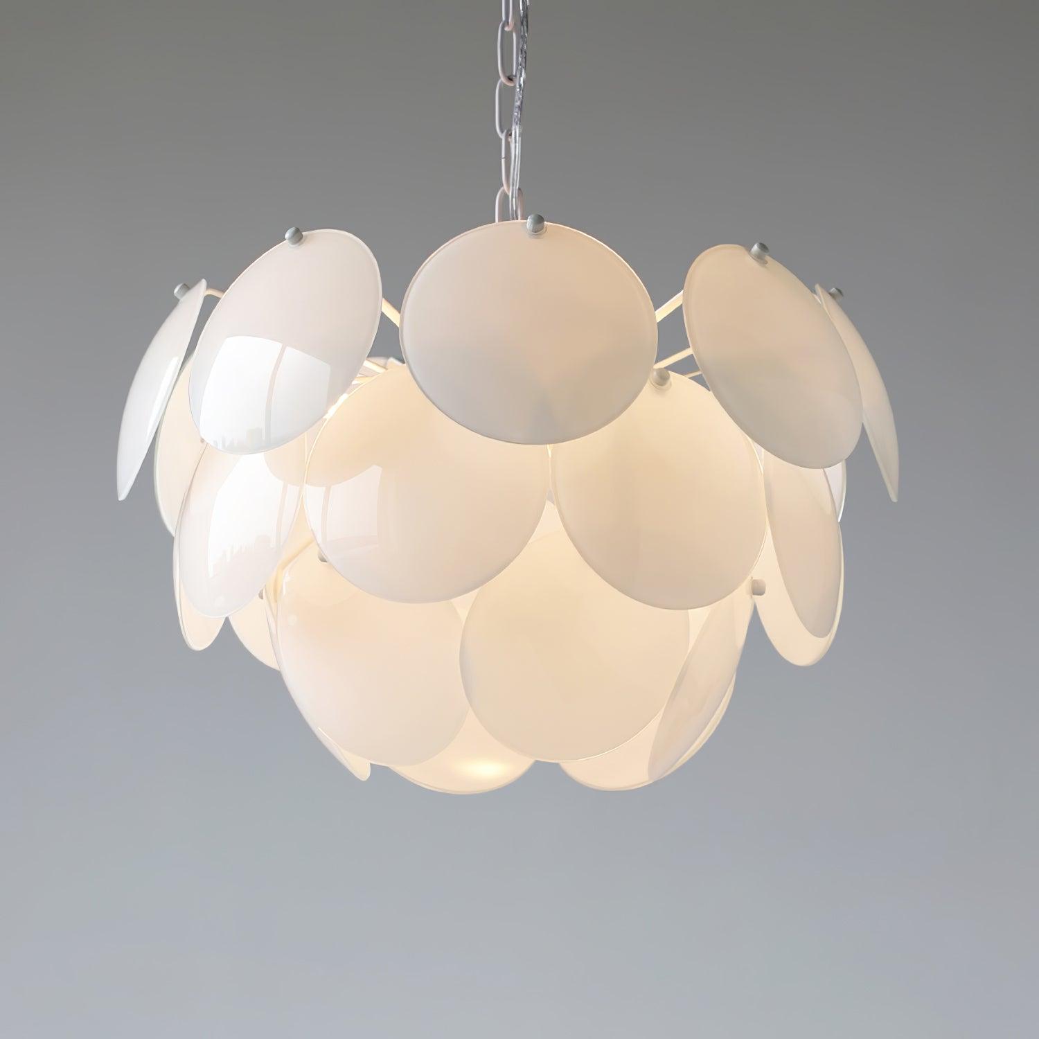 Sophia Minimalist Glass Chandelier - Letslighting