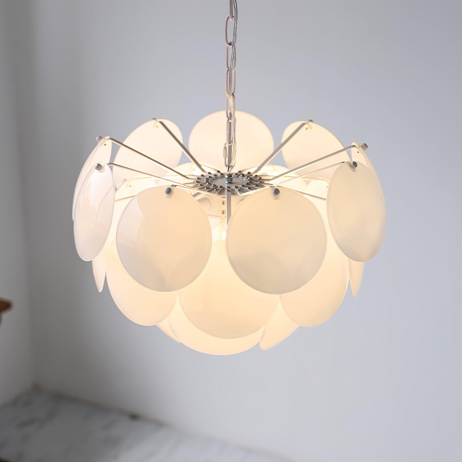 Sophia Minimalist Glass Chandelier - Letslighting