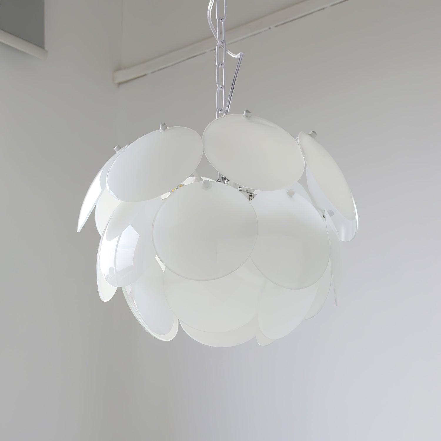 Sophia Minimalist Glass Chandelier - Letslighting