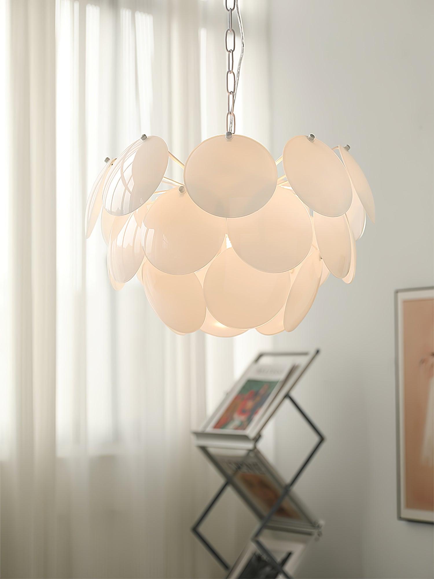 Sophia Minimalist Glass Chandelier - Letslighting