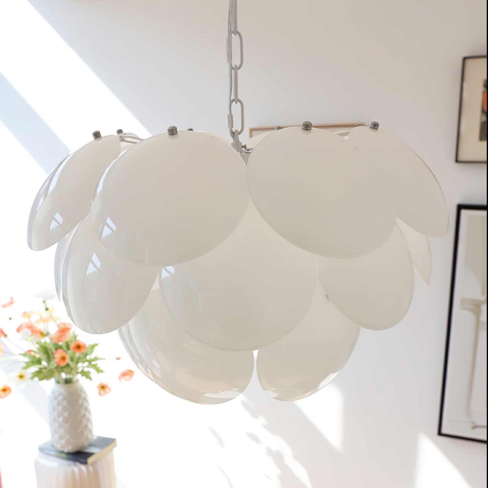 Sophia Minimalist Glass Chandelier - Letslighting