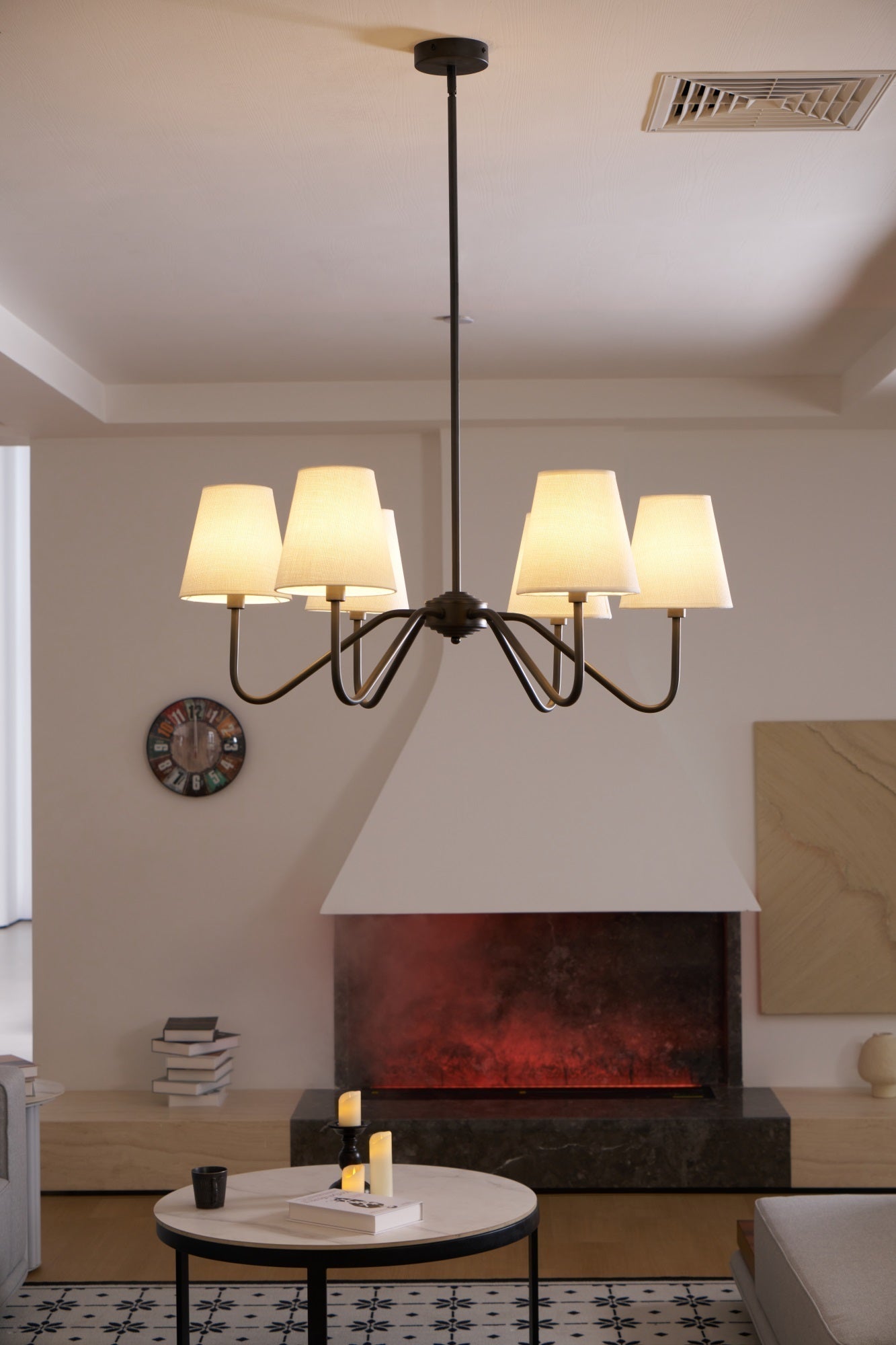 Lumos Black Chandelier - Letslighting