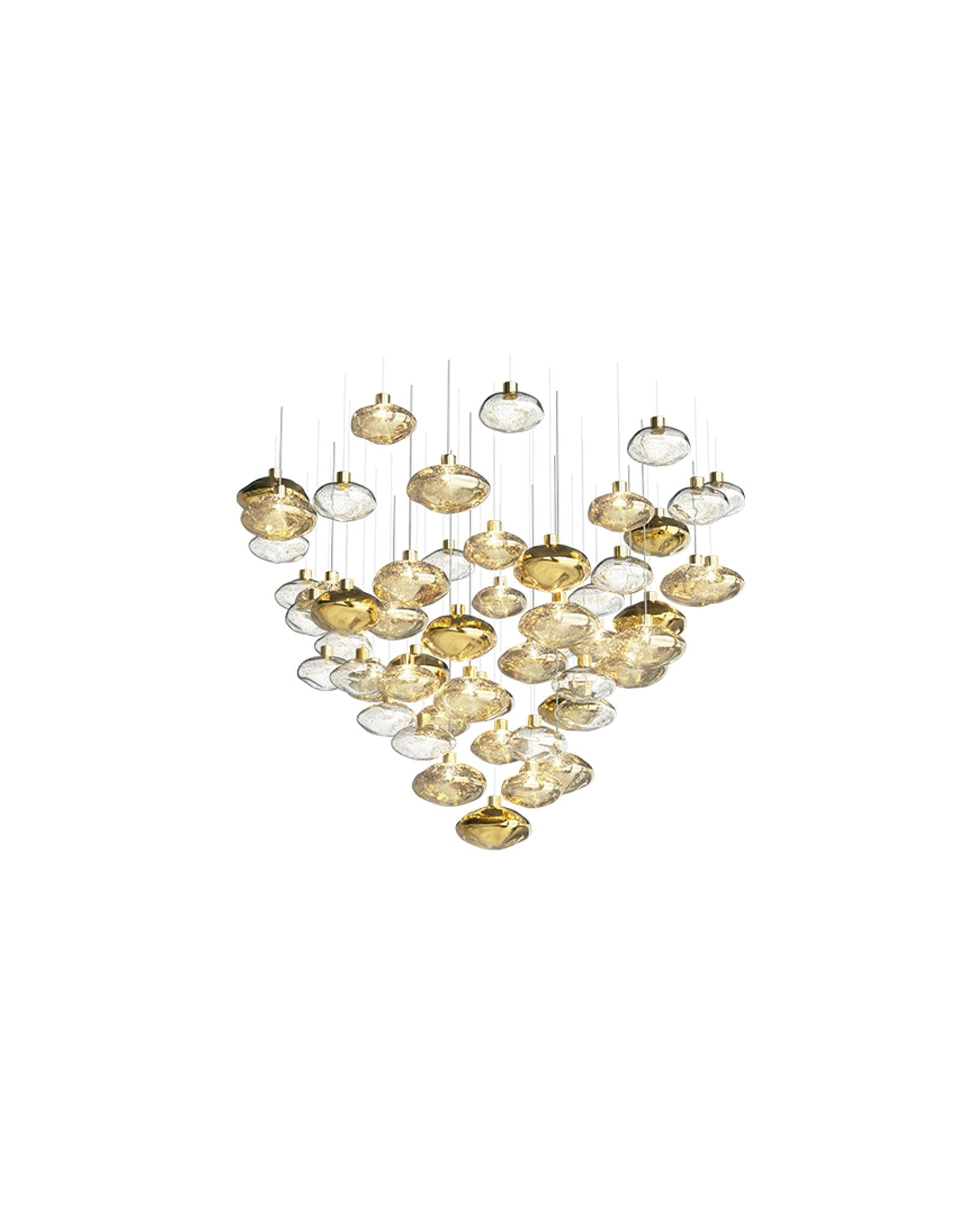 Elmarel Flowing Crystal Dining Chandelier - Letslighting