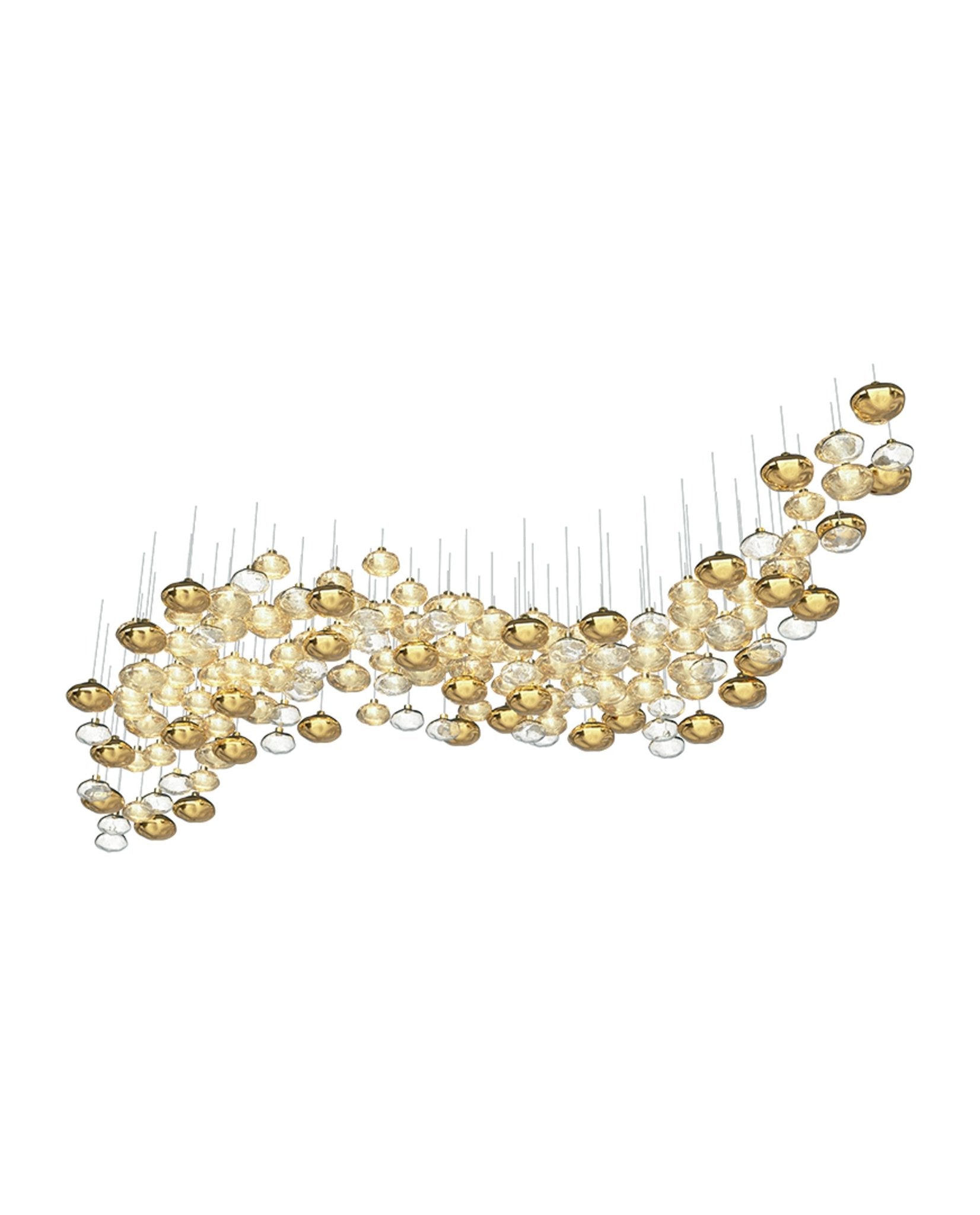 Elmarel Flowing Crystal Dining Chandelier - Letslighting
