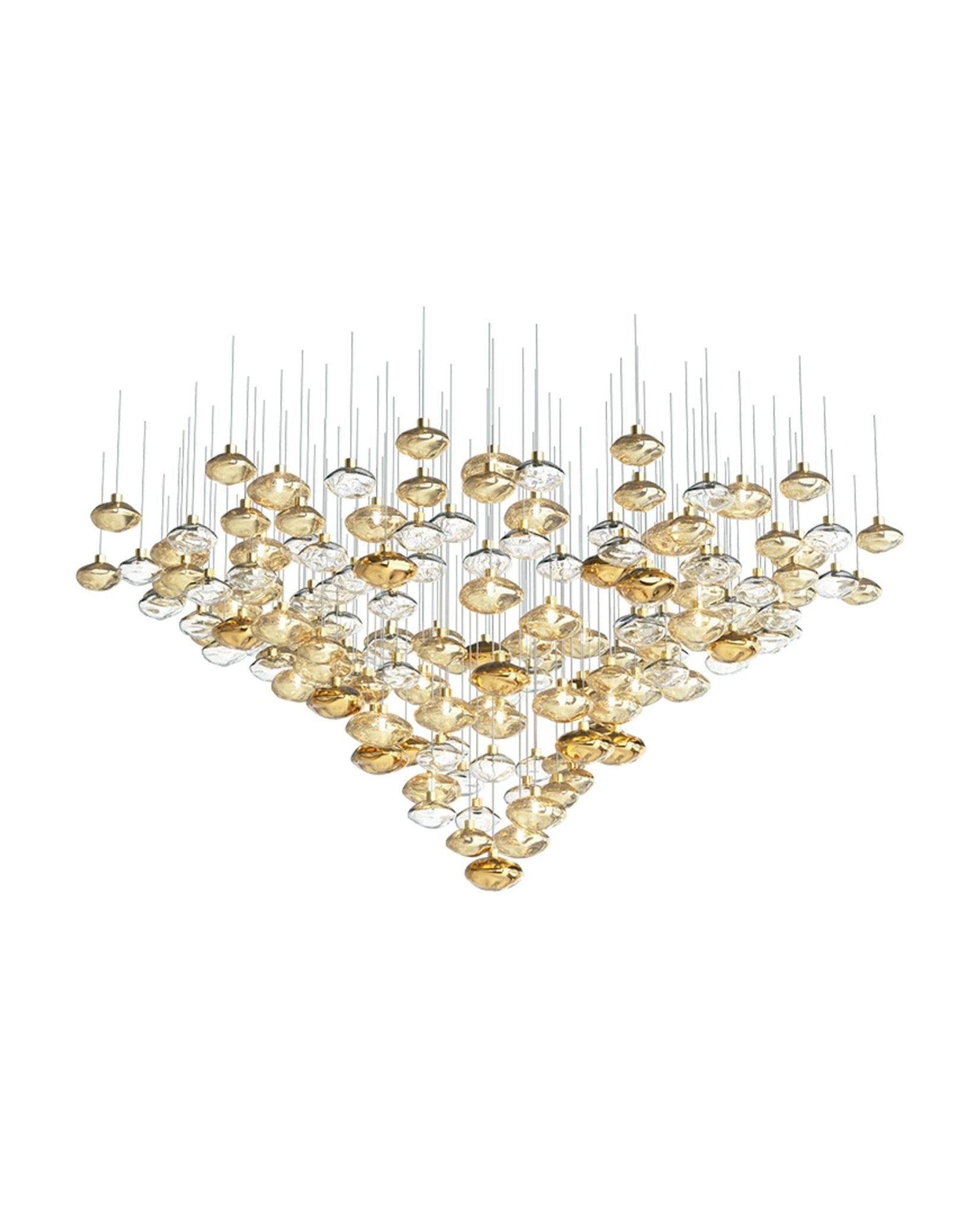 Elmarel Flowing Crystal Dining Chandelier - Letslighting