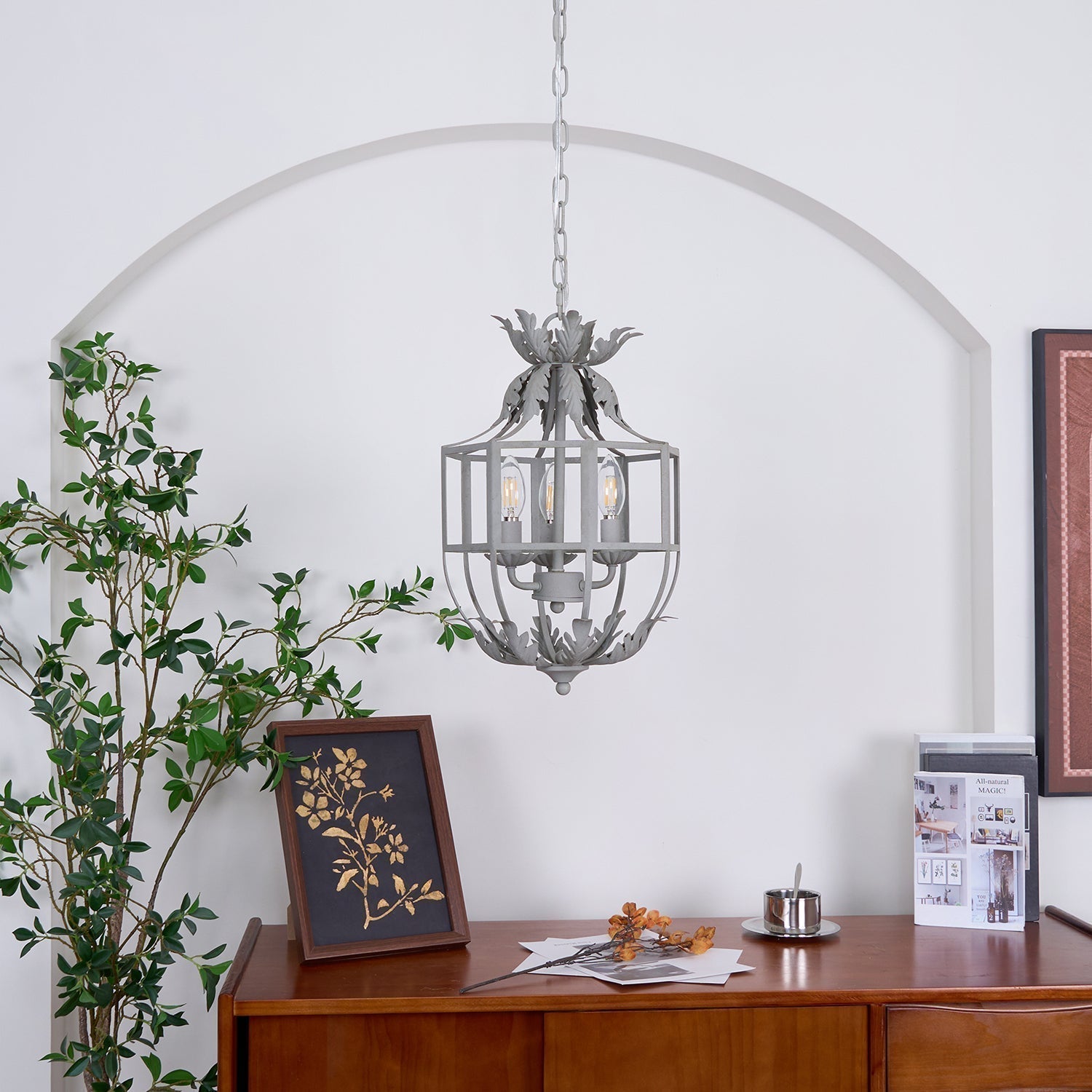 Lustre Retro Cage Chandelier - Letslighting