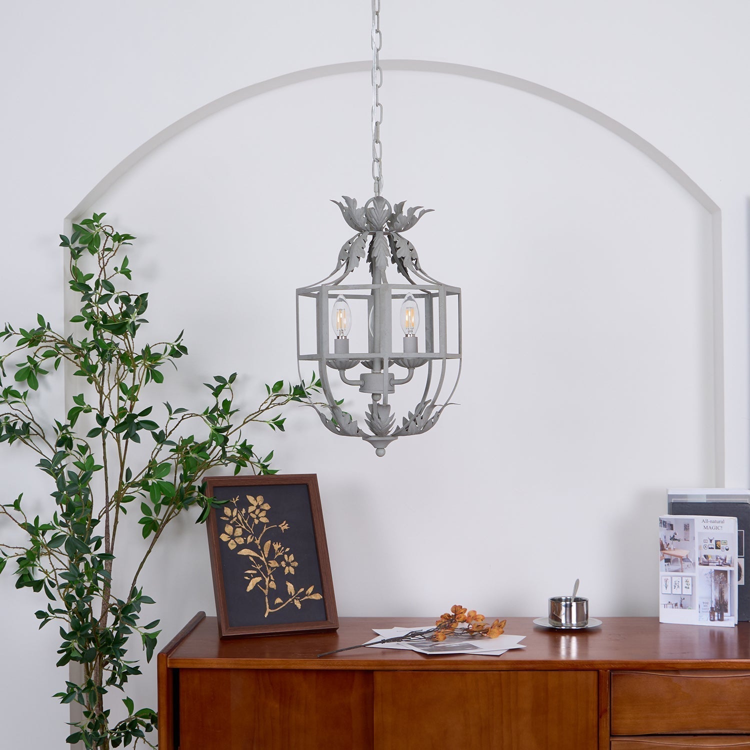 Lustre Retro Cage Chandelier - Letslighting