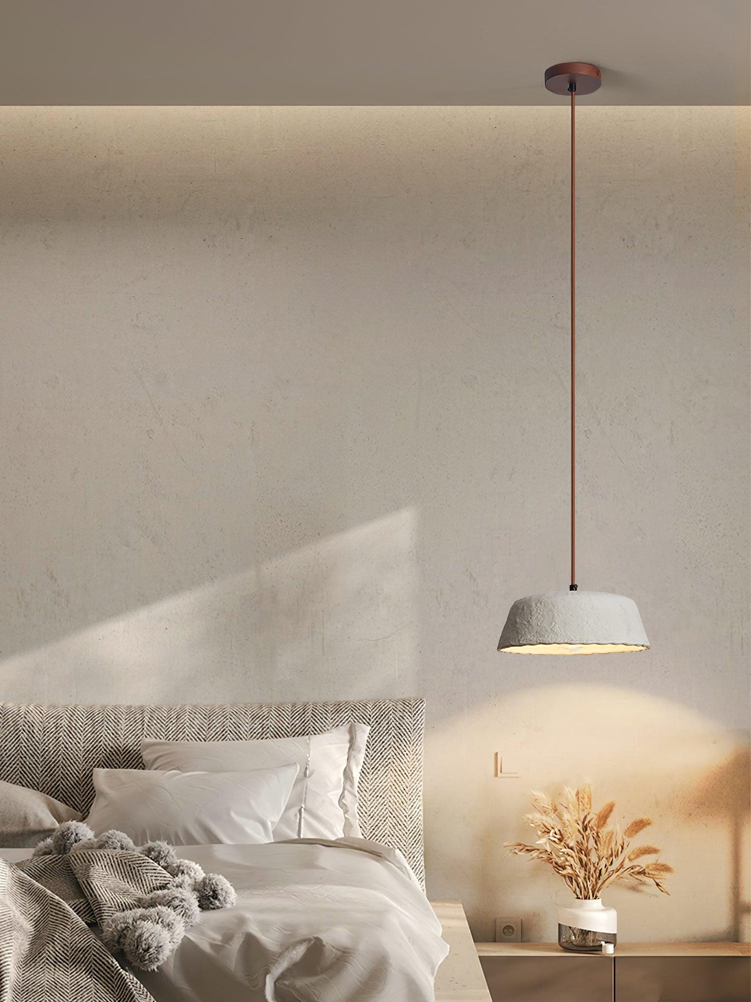 Stone Contemporary Wood Pendant Lamp - Letslighting