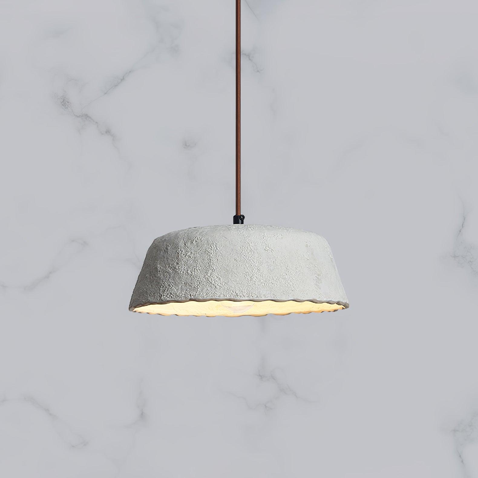 Stone Contemporary Wood Pendant Lamp - Letslighting