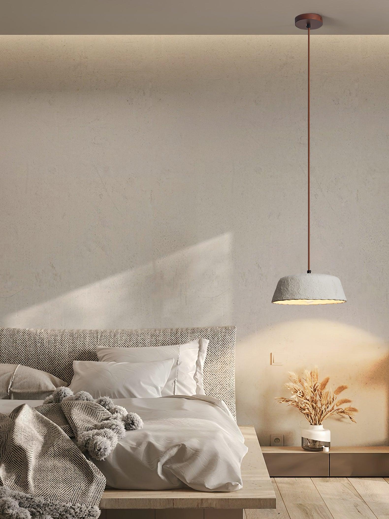 Stone Contemporary Wood Pendant Lamp - Letslighting