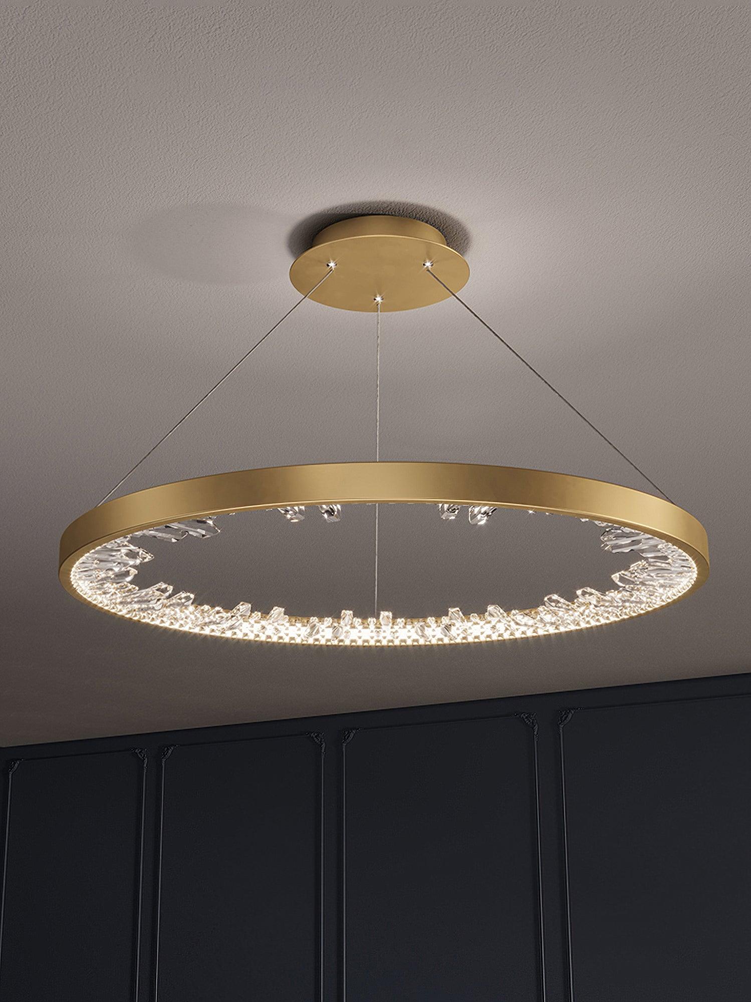 Luxury Circle Crystal Chandelier - Letslighting