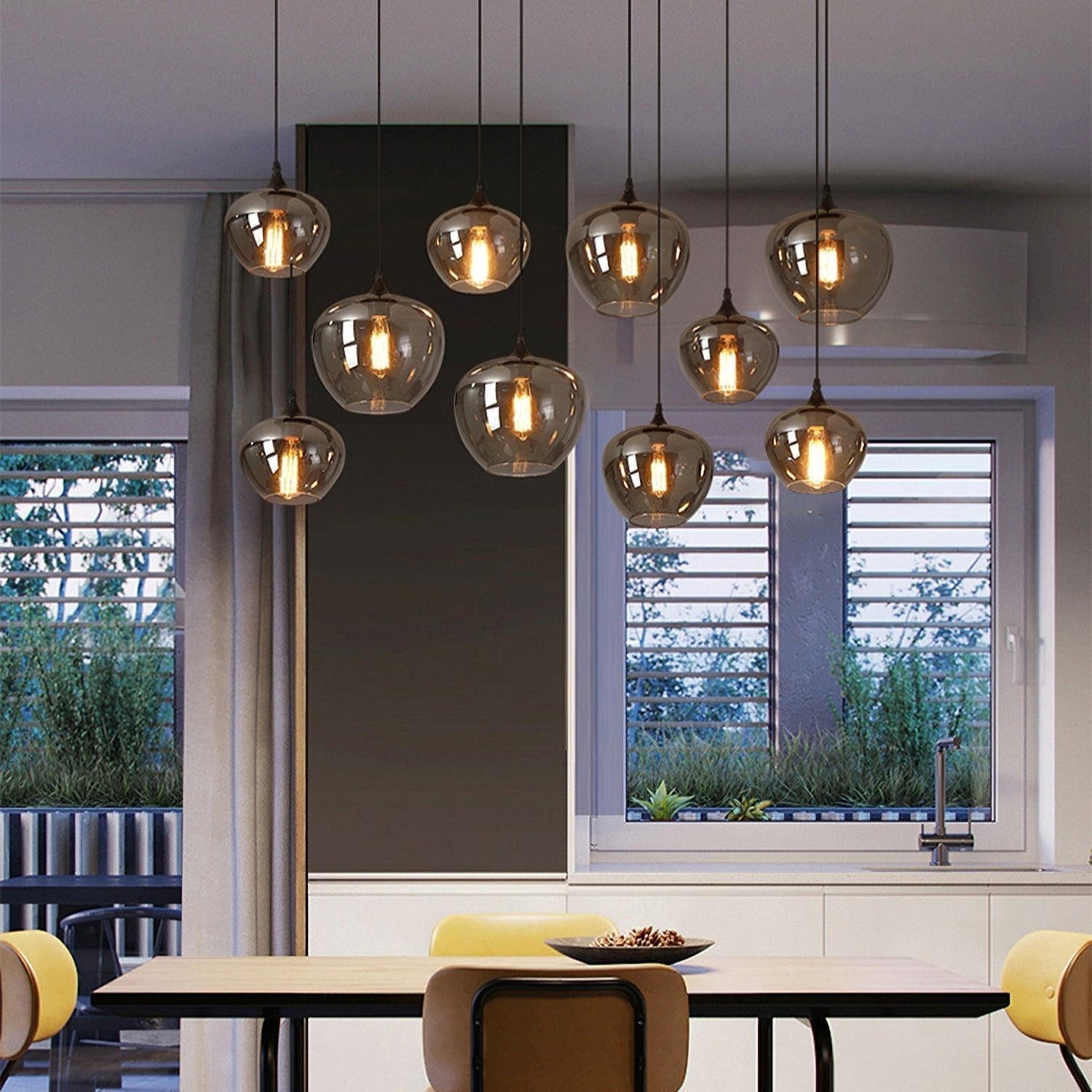 Bottle Glass Pendant Light - Letslighting