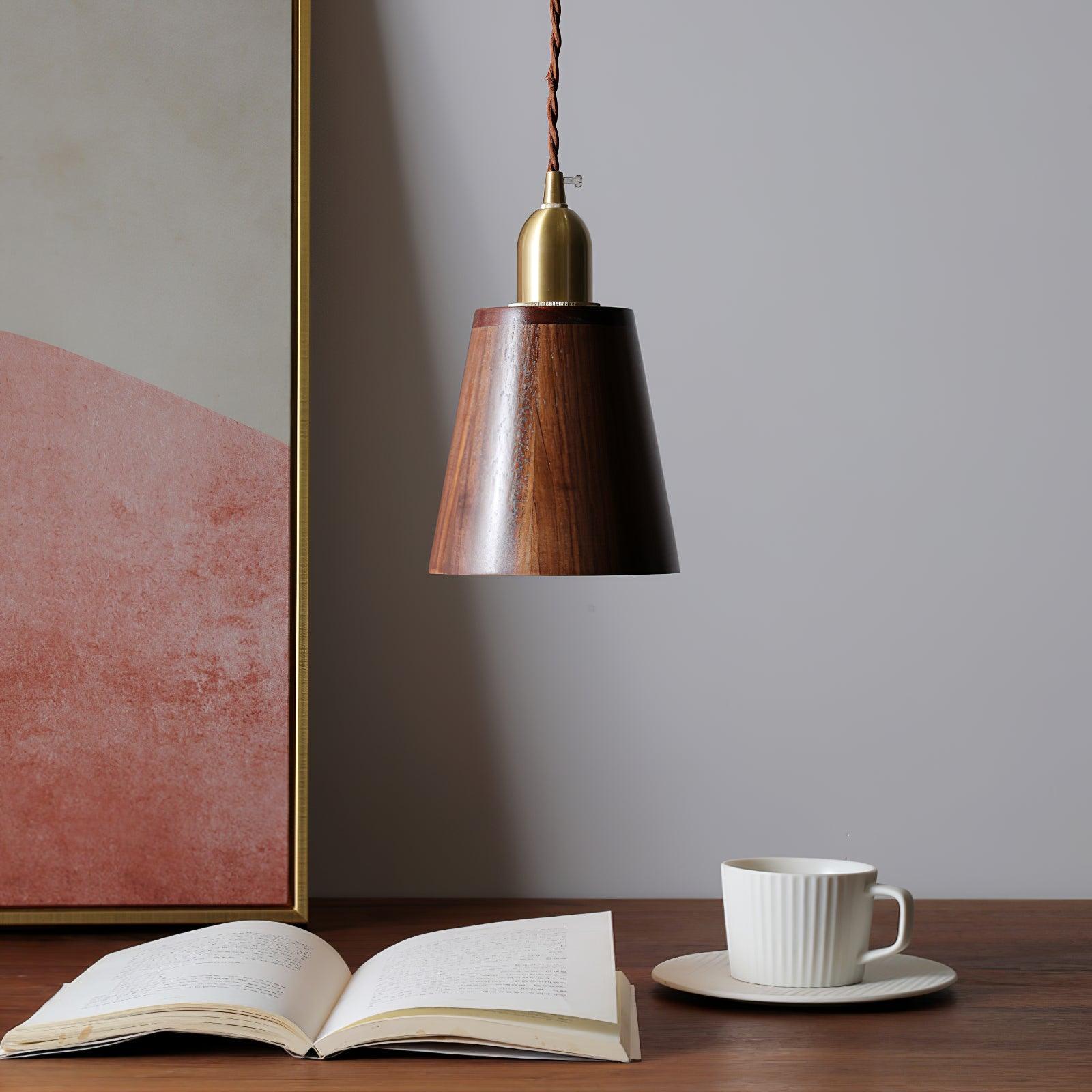 Lyfa Walnut Pendant Light - Letslighting
