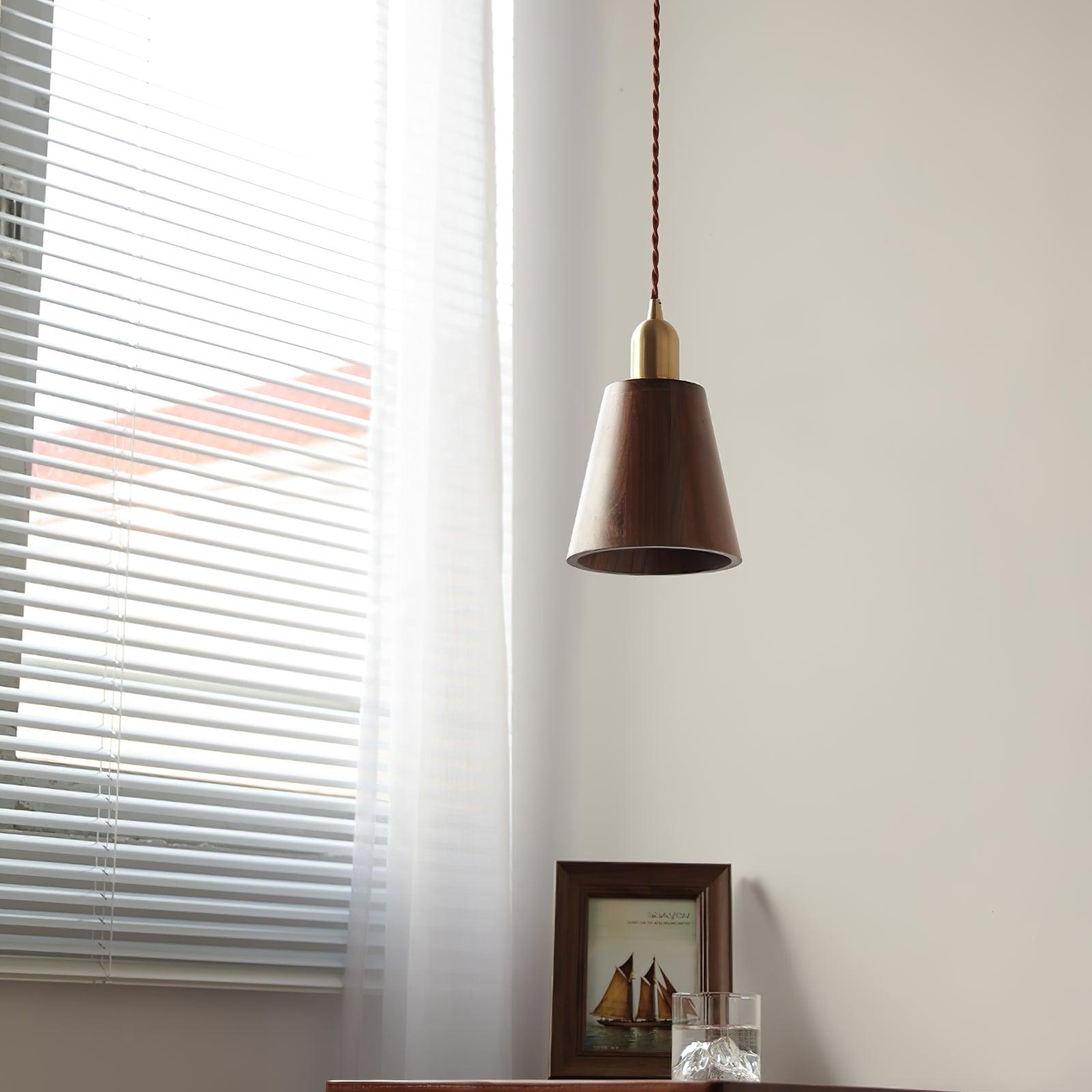 Lyfa Walnut Pendant Light - Letslighting