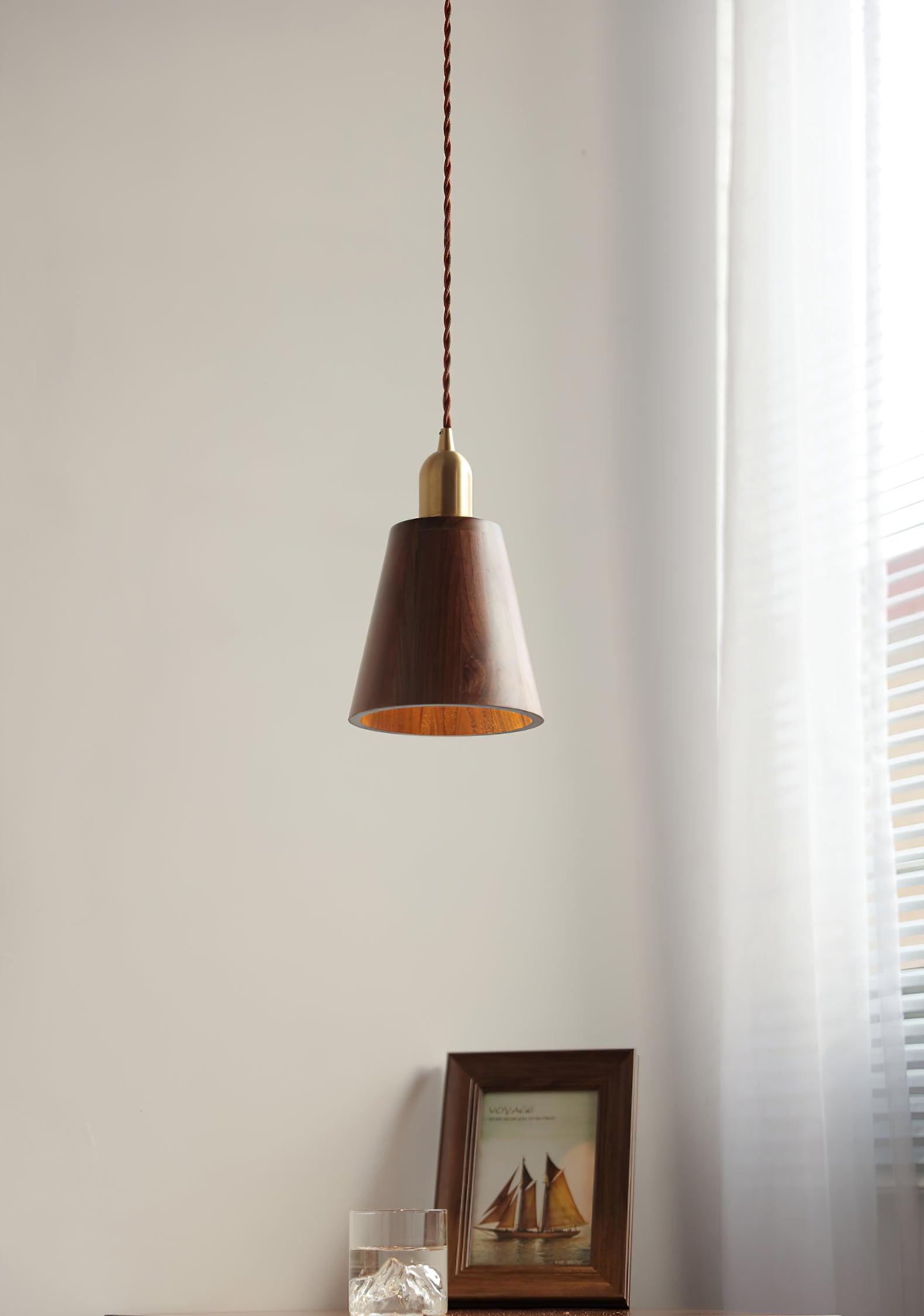 Lyfa Walnut Pendant Light - Letslighting