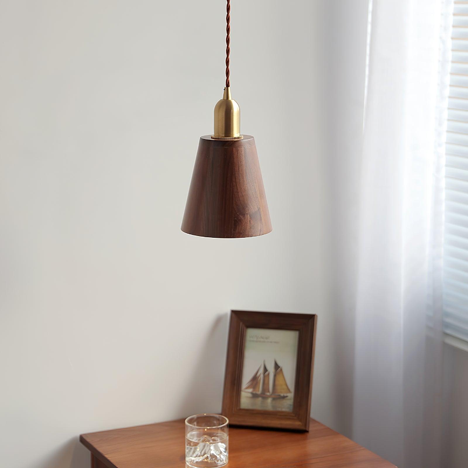 Lyfa Walnut Pendant Light - Letslighting