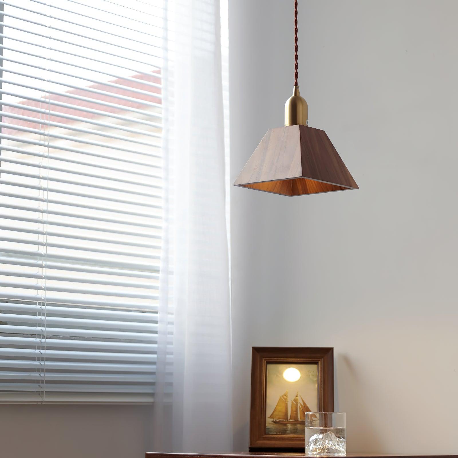 Lyfa Walnut Pendant Light - Letslighting