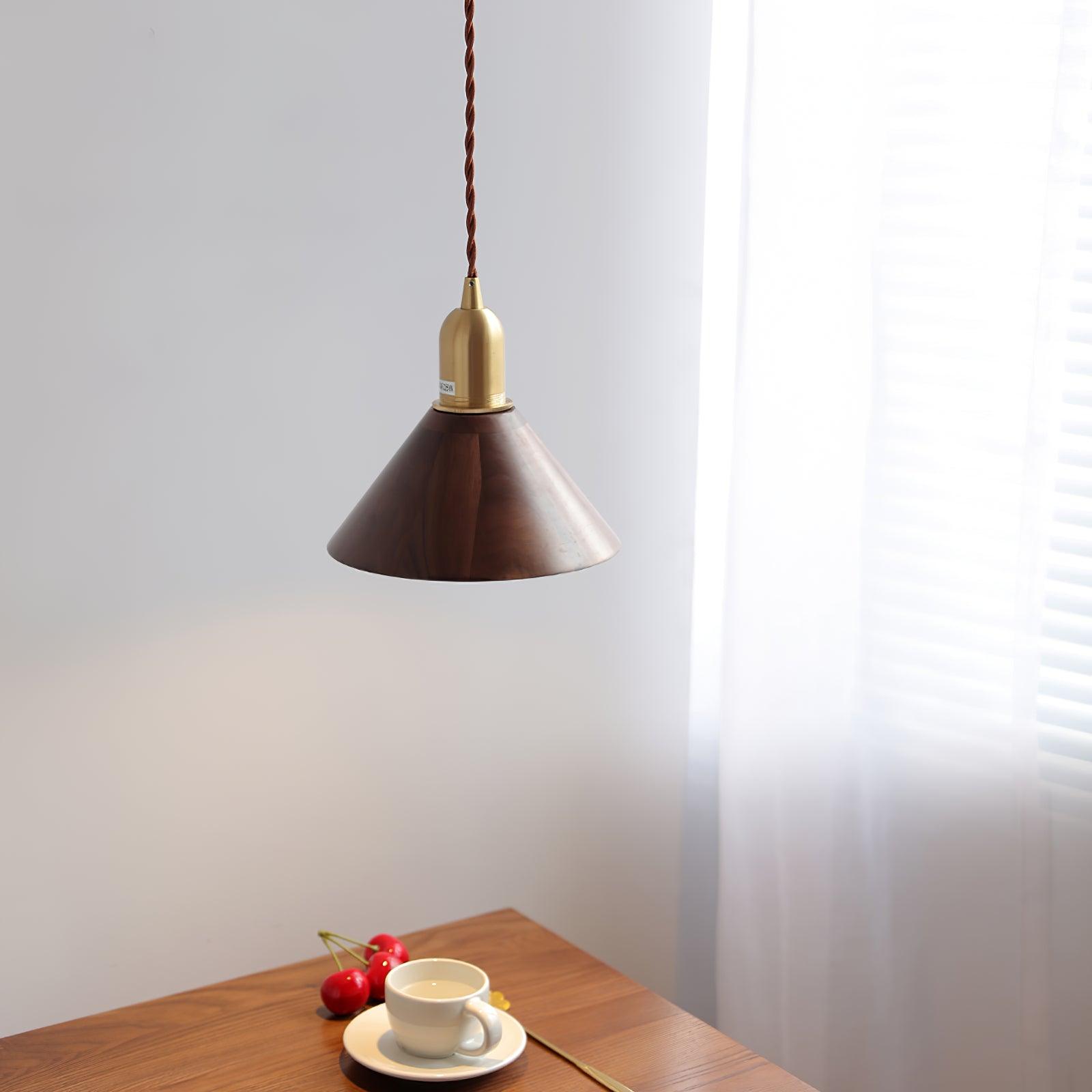 Lyfa Walnut Pendant Light - Letslighting