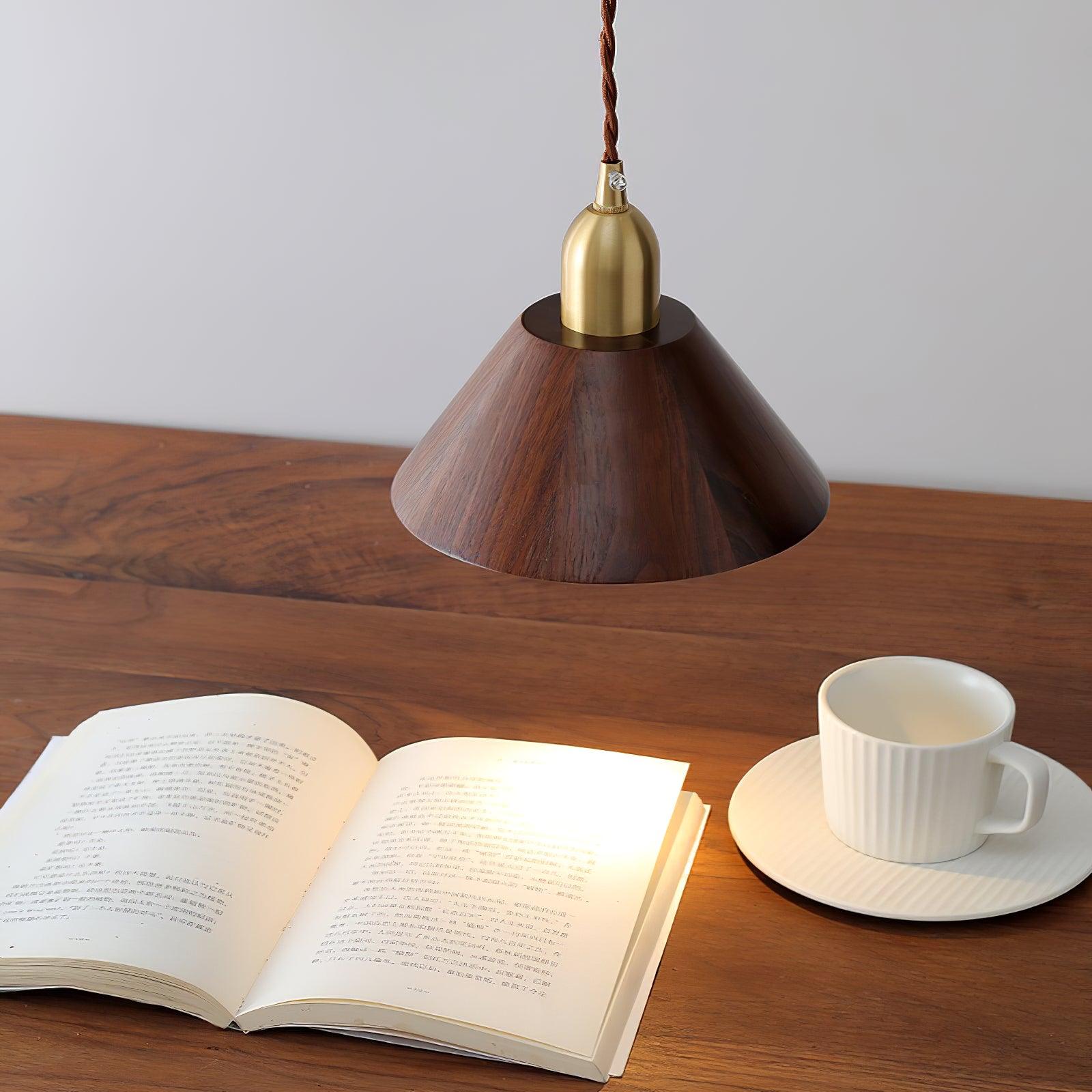 Lyfa Walnut Pendant Light - Letslighting