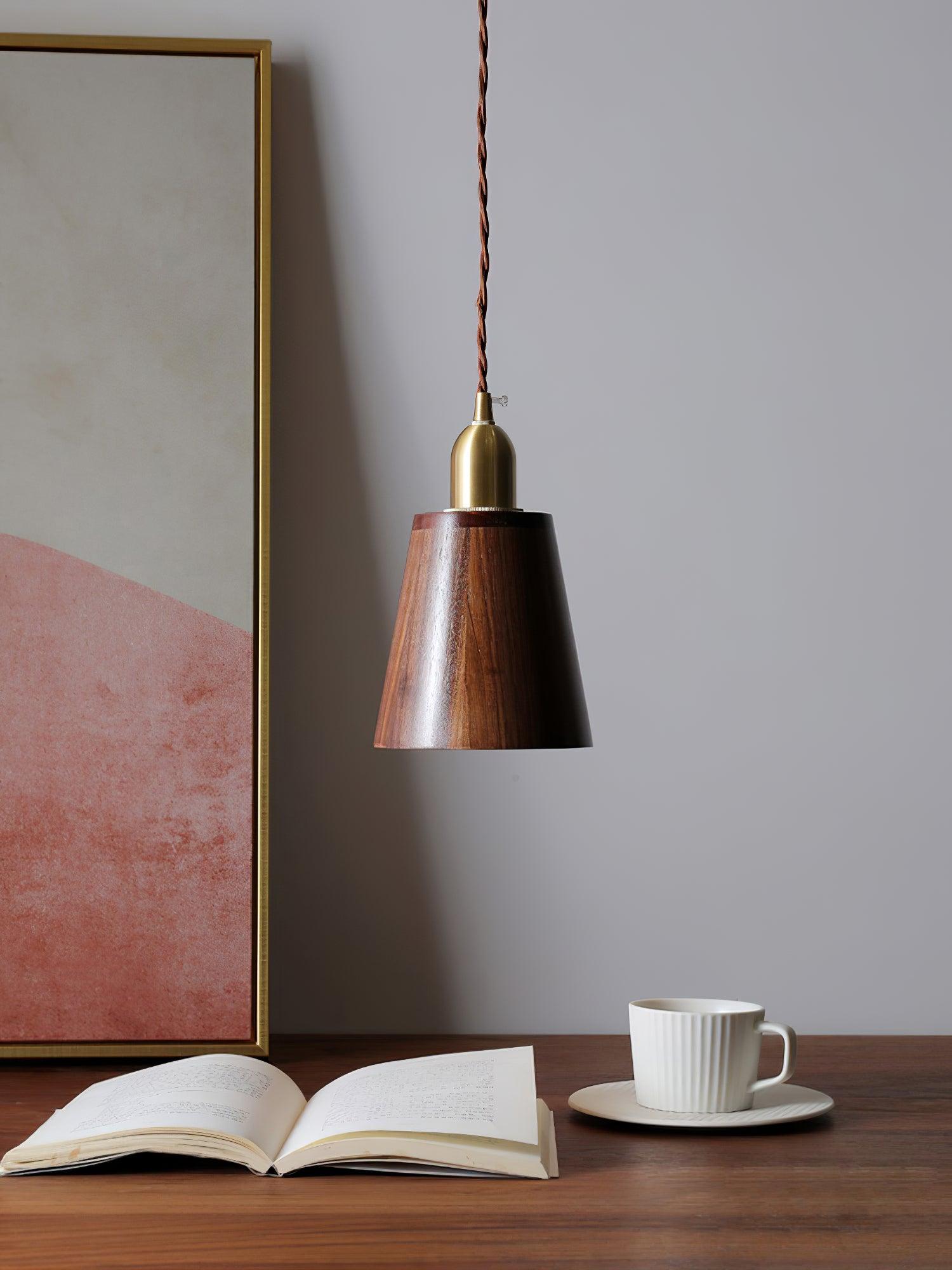 Lyfa Walnut Pendant Light - Letslighting