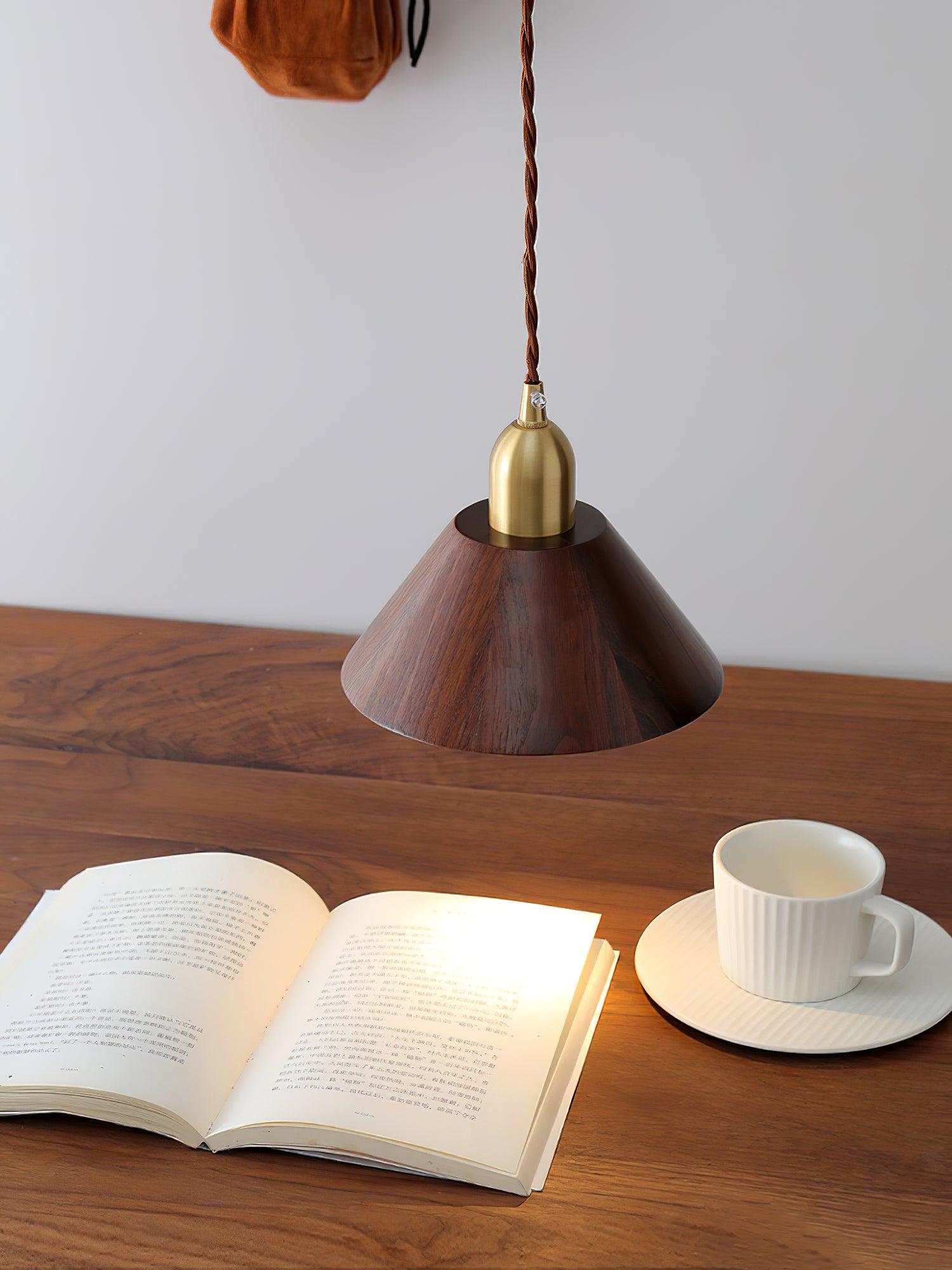Lyfa Walnut Pendant Light - Letslighting