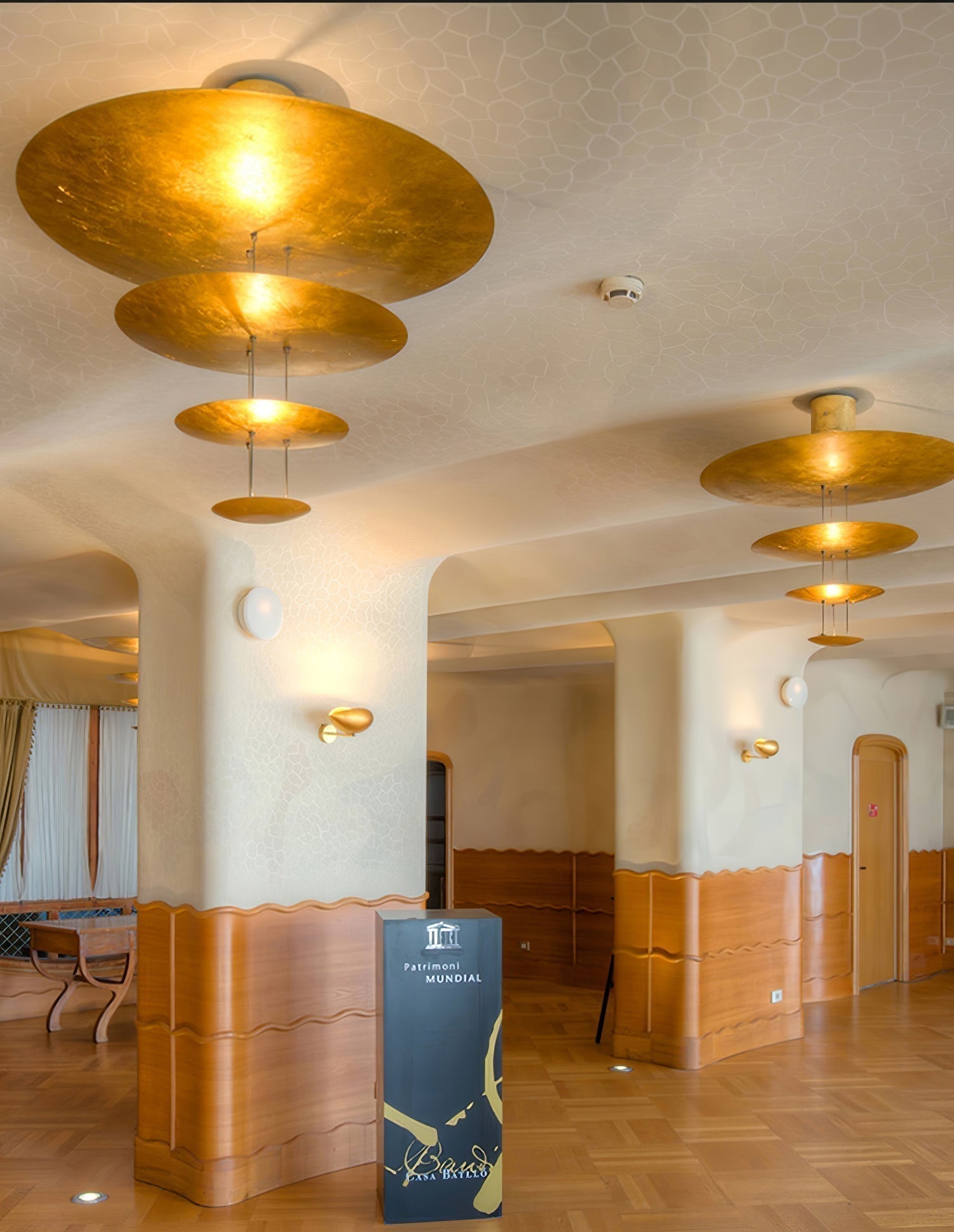 Zathaara Layered Gold Foil Pendant Light - Letslighting