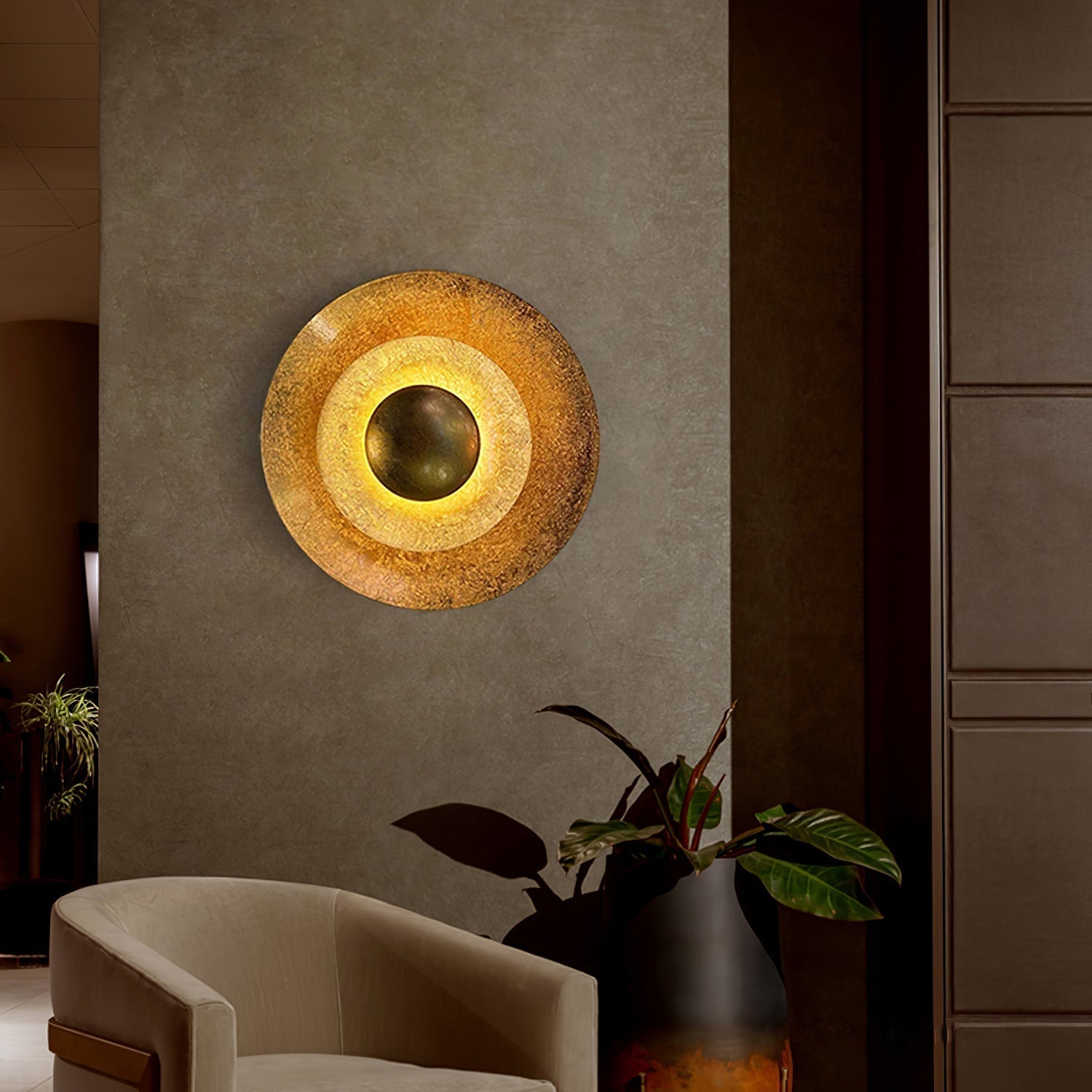 Solaris Vintage foil Wall Lamp - Letslighting