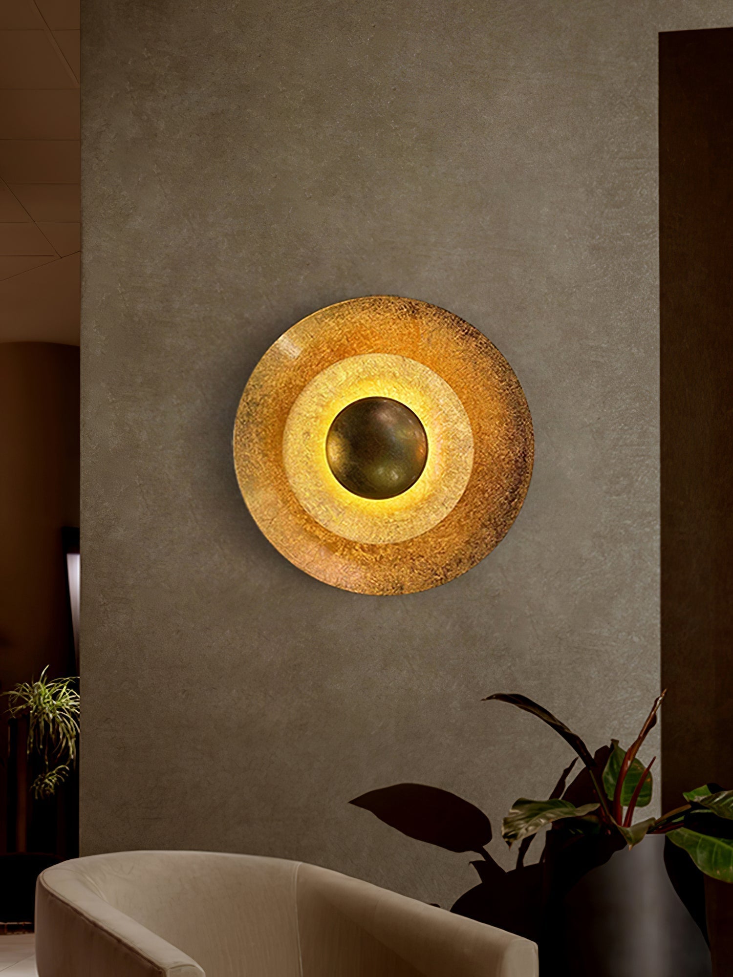 Solaris Vintage foil Wall Lamp - Letslighting
