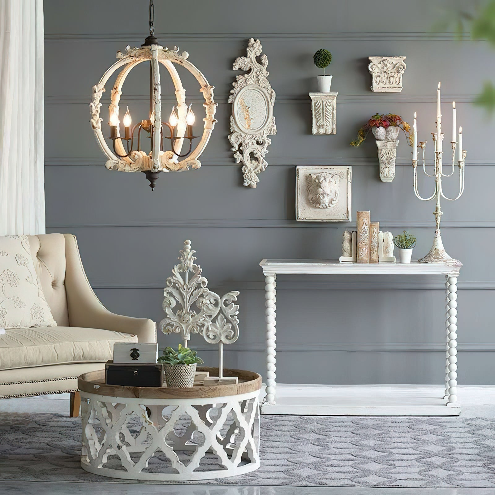 Vathais Vintage Industrial Wood Metal Pendant Lamp - Lamp Copper