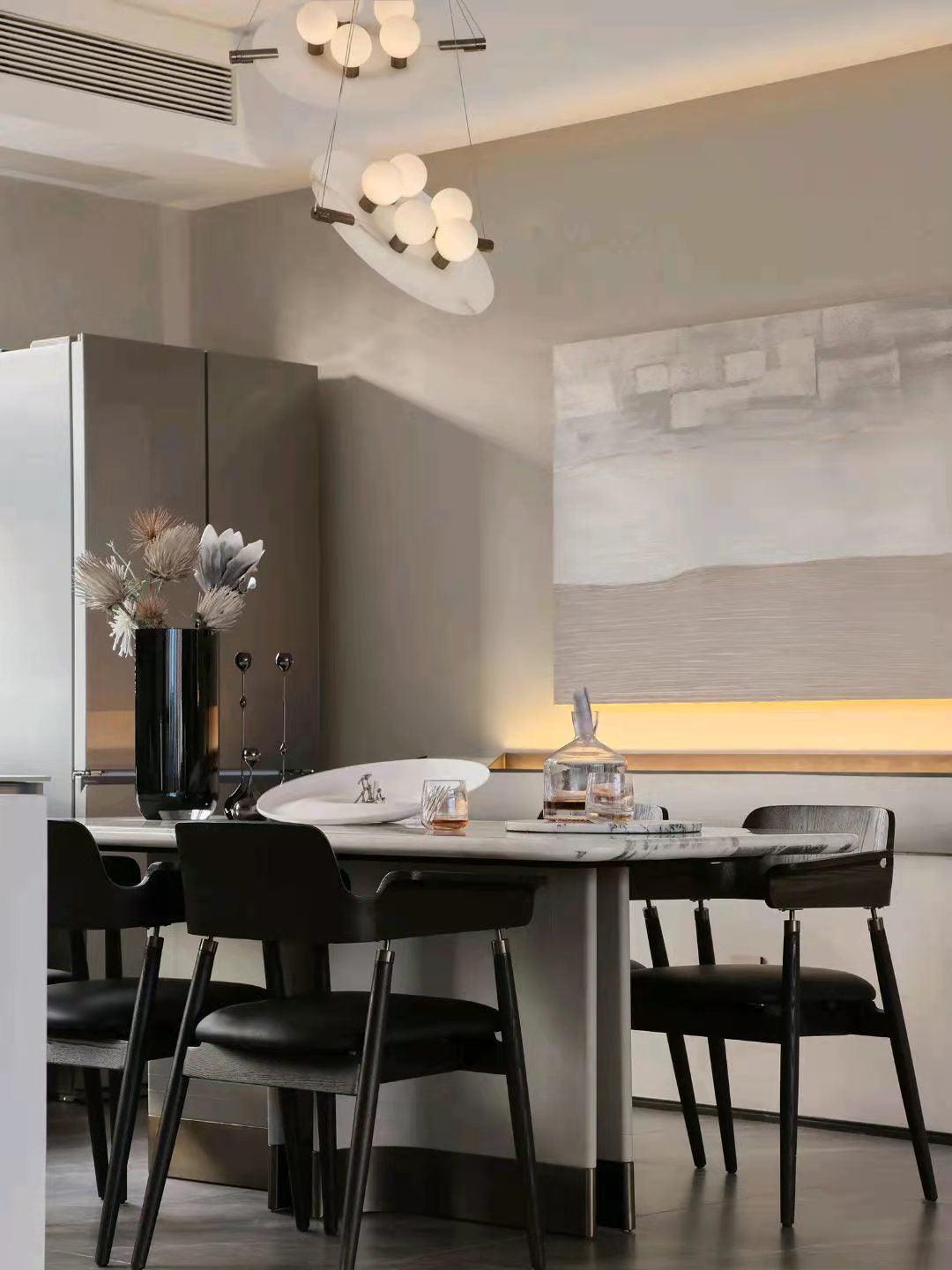 Imirila Disc Shaped Glass Pendant Light - Letslighting