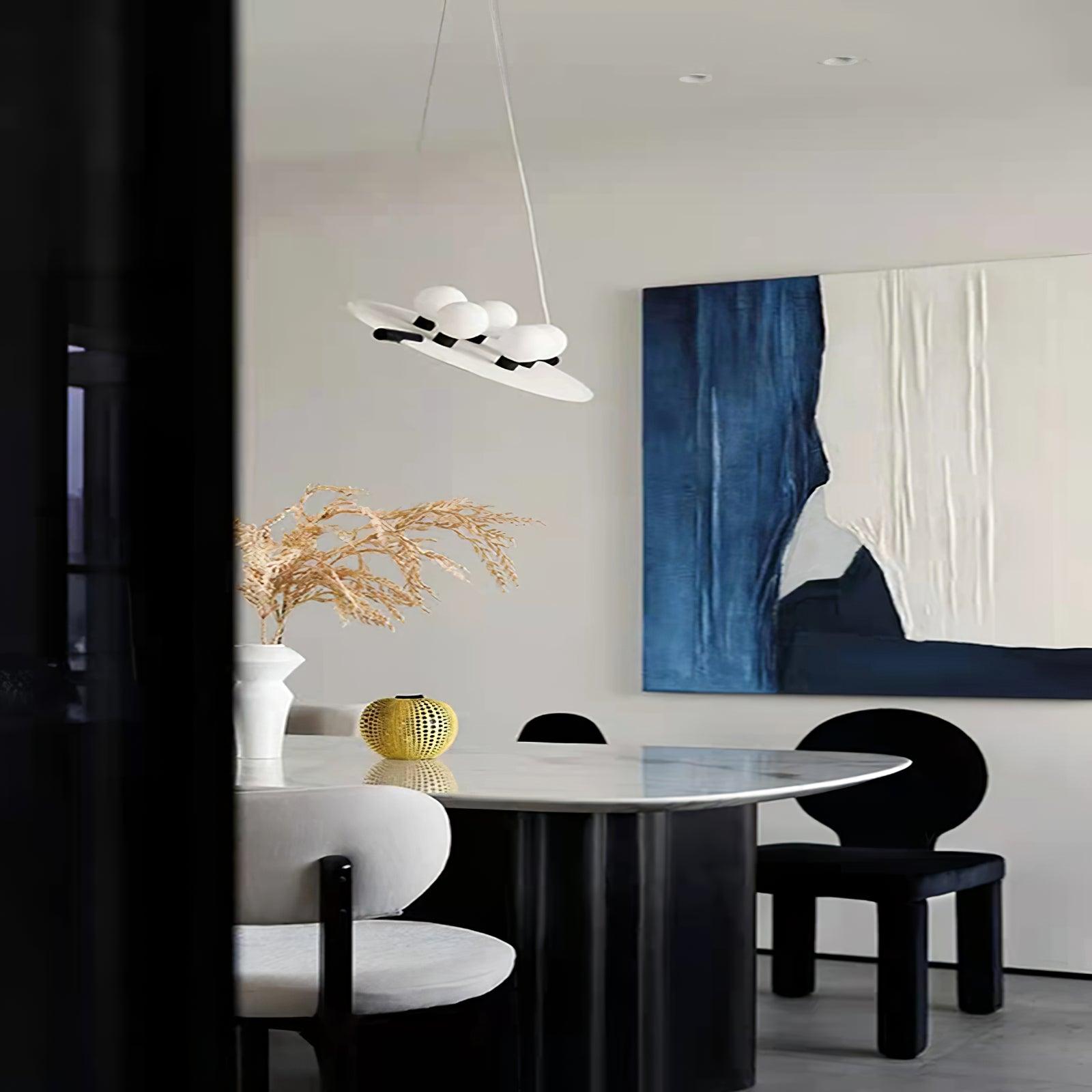 Imirila Disc Shaped Glass Pendant Light - Letslighting