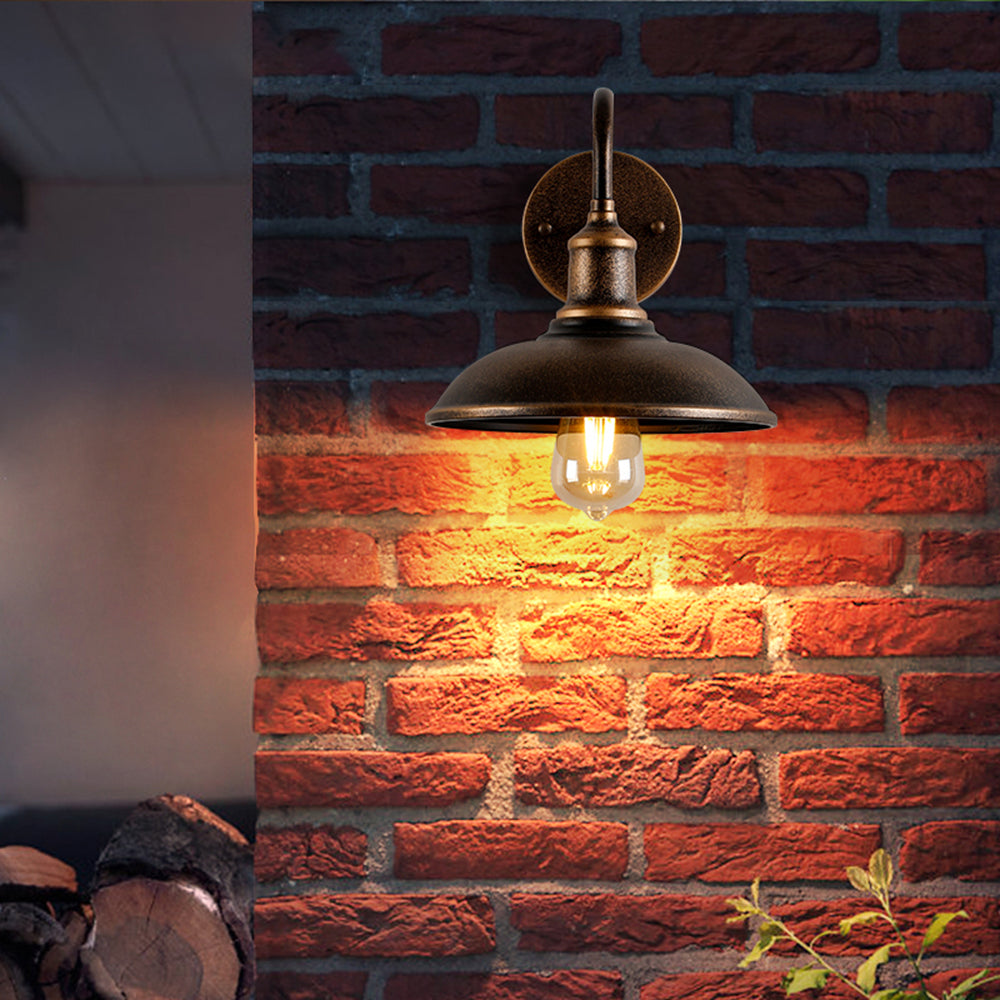 Ray Aplique de Pared Vintage Cúpula LED Bronce