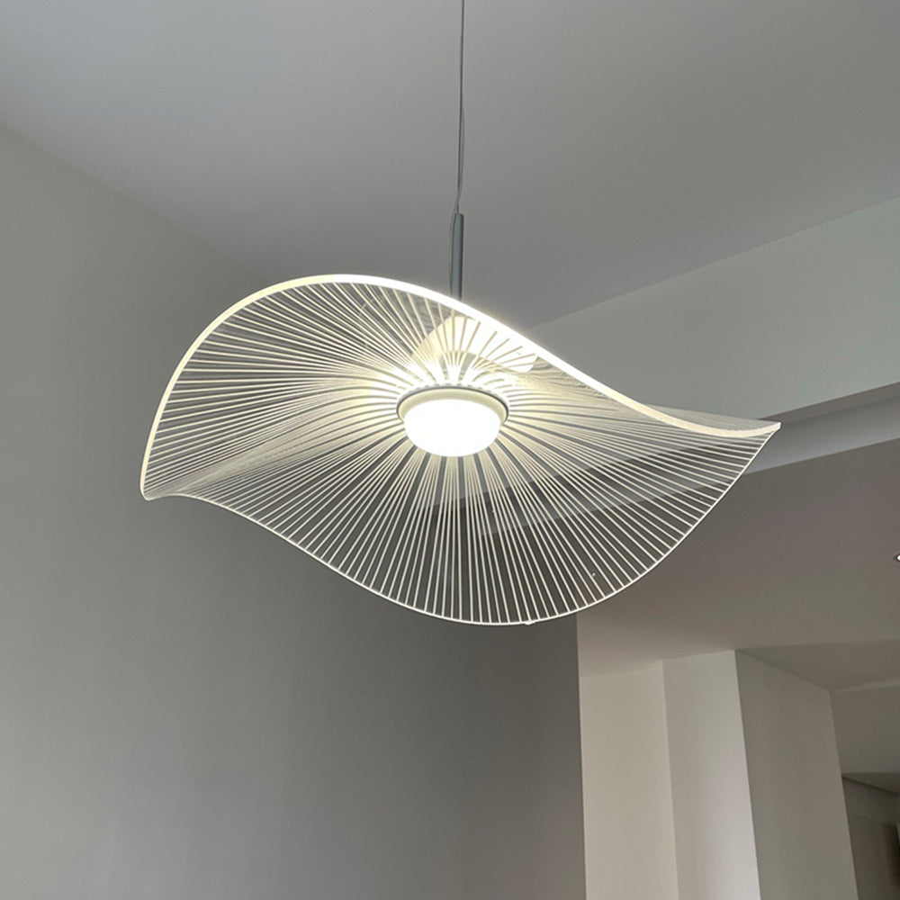 Arisha Moderna Diseño Minimalista Metal Lámpara Colgante Blanca