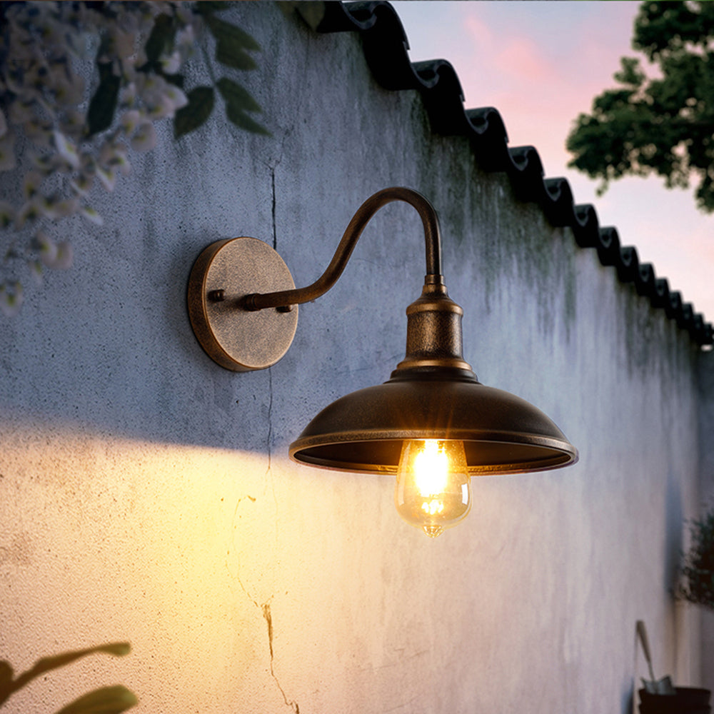 Ray Aplique de Pared Vintage Cúpula LED Bronce