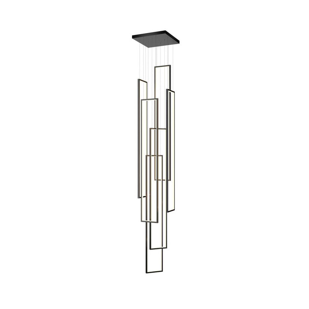 Sysorila Modern Minimalist LED Metal Pendant Light - Lamp Copper