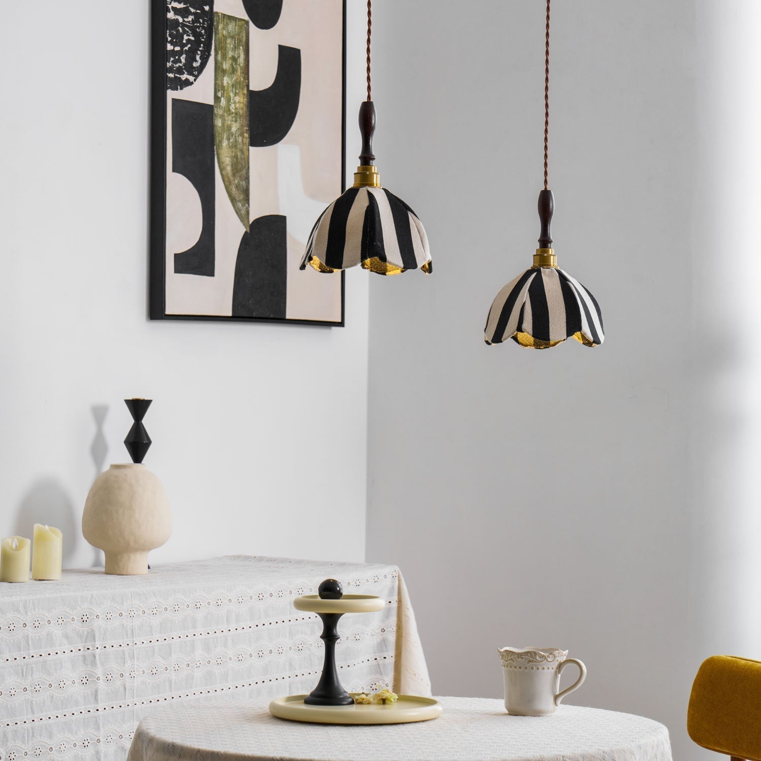 Marbre Stripe Pendant Light - Letslighting