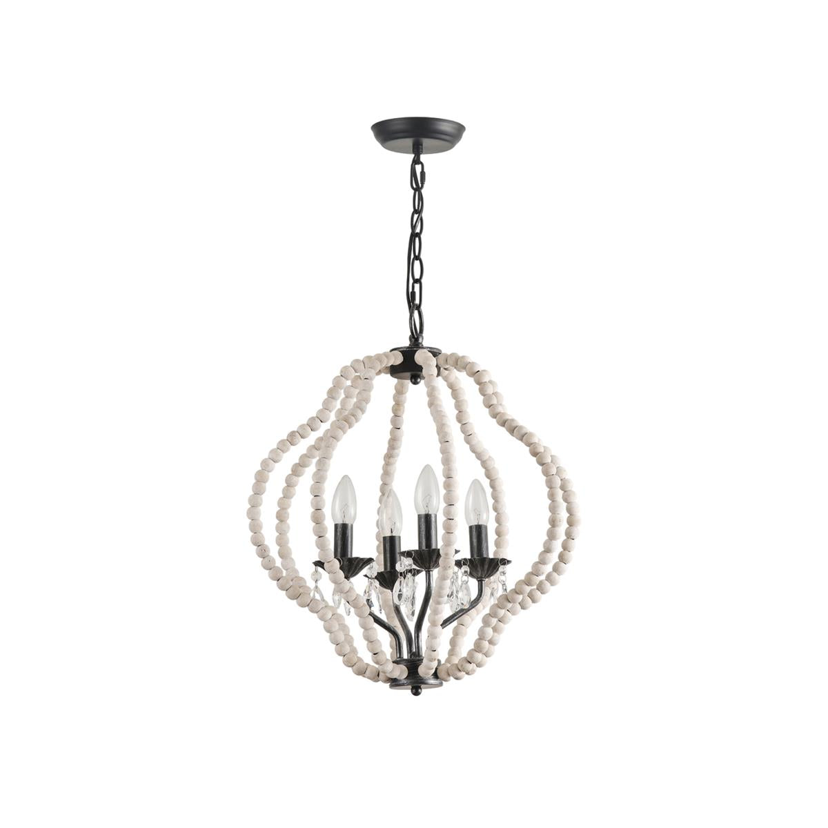 Ulthaara Individual Creativity Wood Crystal Chandelier - Lamp Copper