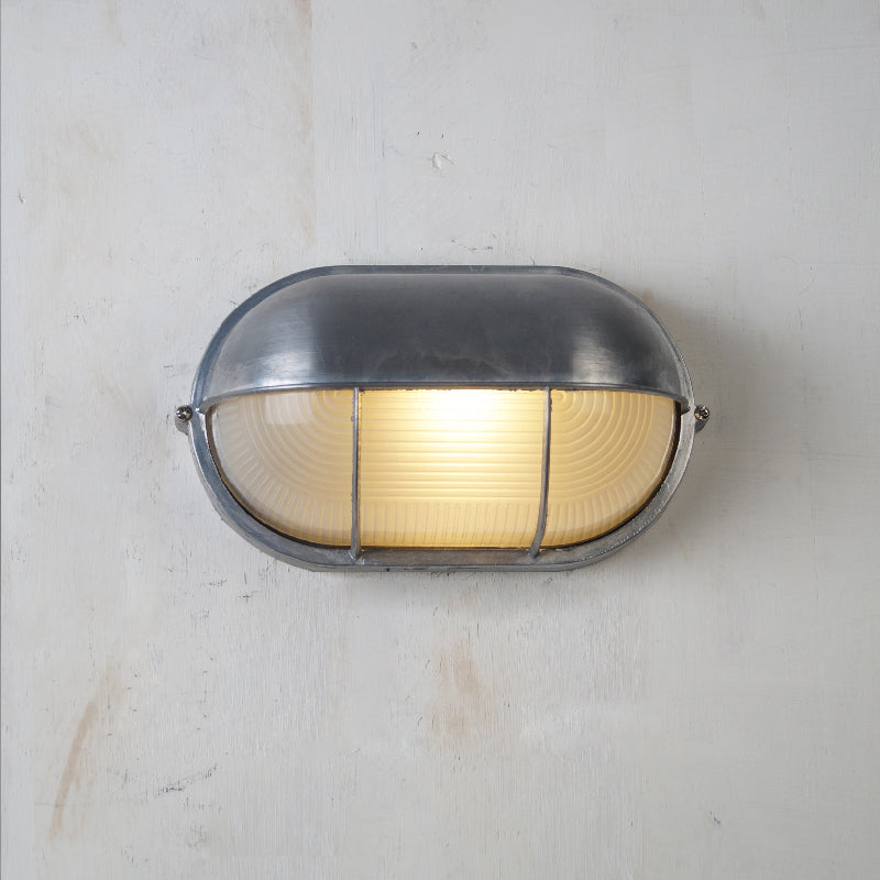 Olcarila Vintage Outdoor Metal Glass Sconce Wall Lamp - Lamp Copper