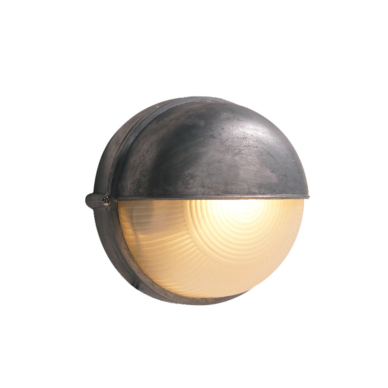 Olcarila Vintage Outdoor Metal Glass Sconce Wall Lamp - Lamp Copper