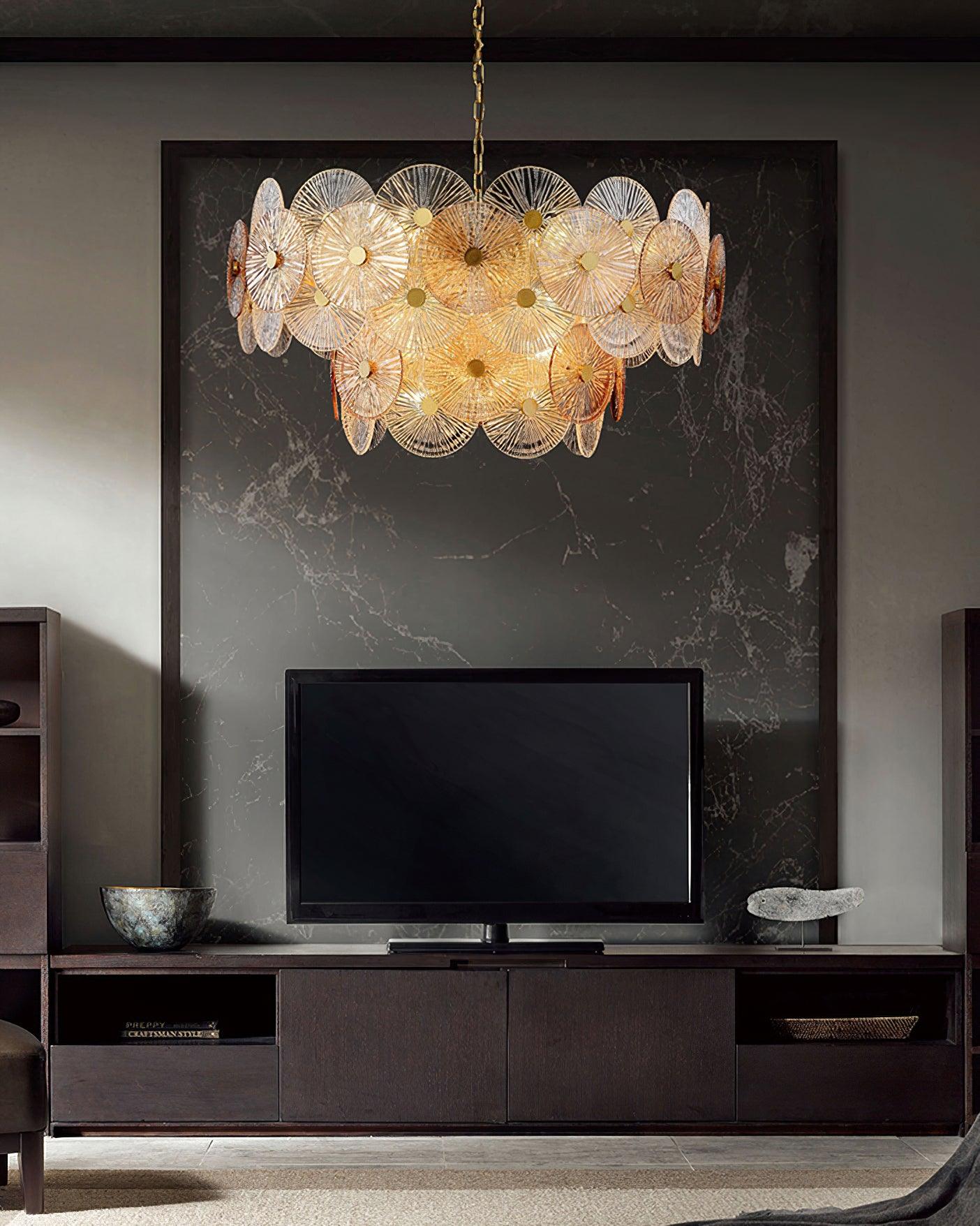 Aurelia Glass Chandelier - Letslighting