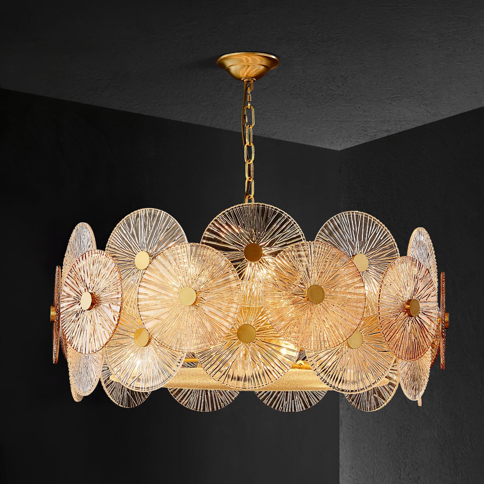 Aurelia Glass Chandelier - Letslighting