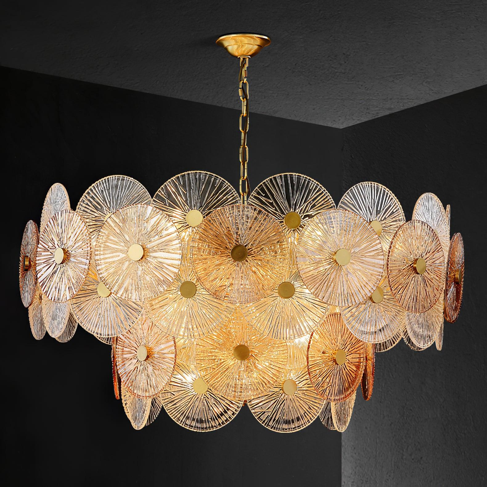 Aurelia Glass Chandelier - Letslighting