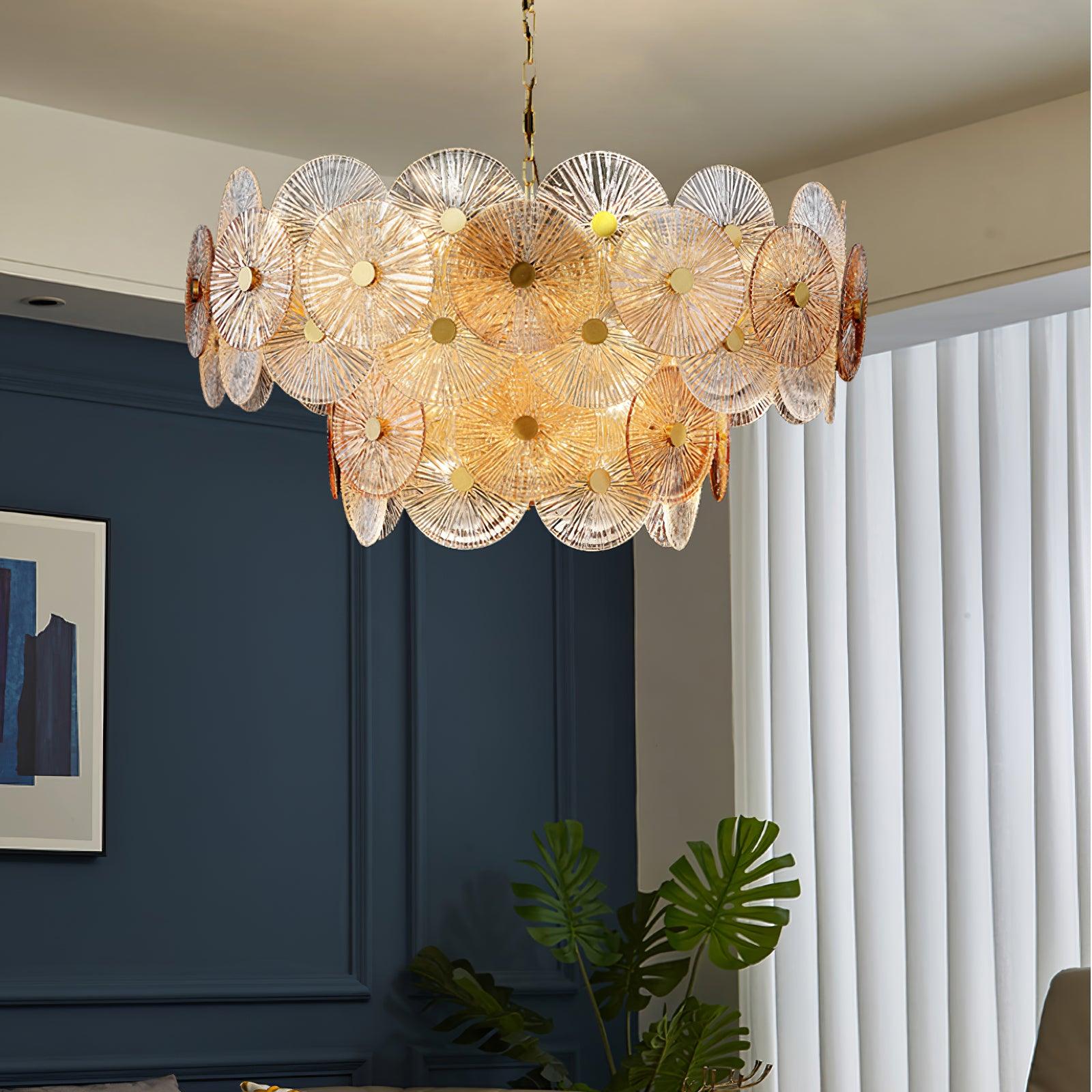 Aurelia Glass Chandelier - Letslighting