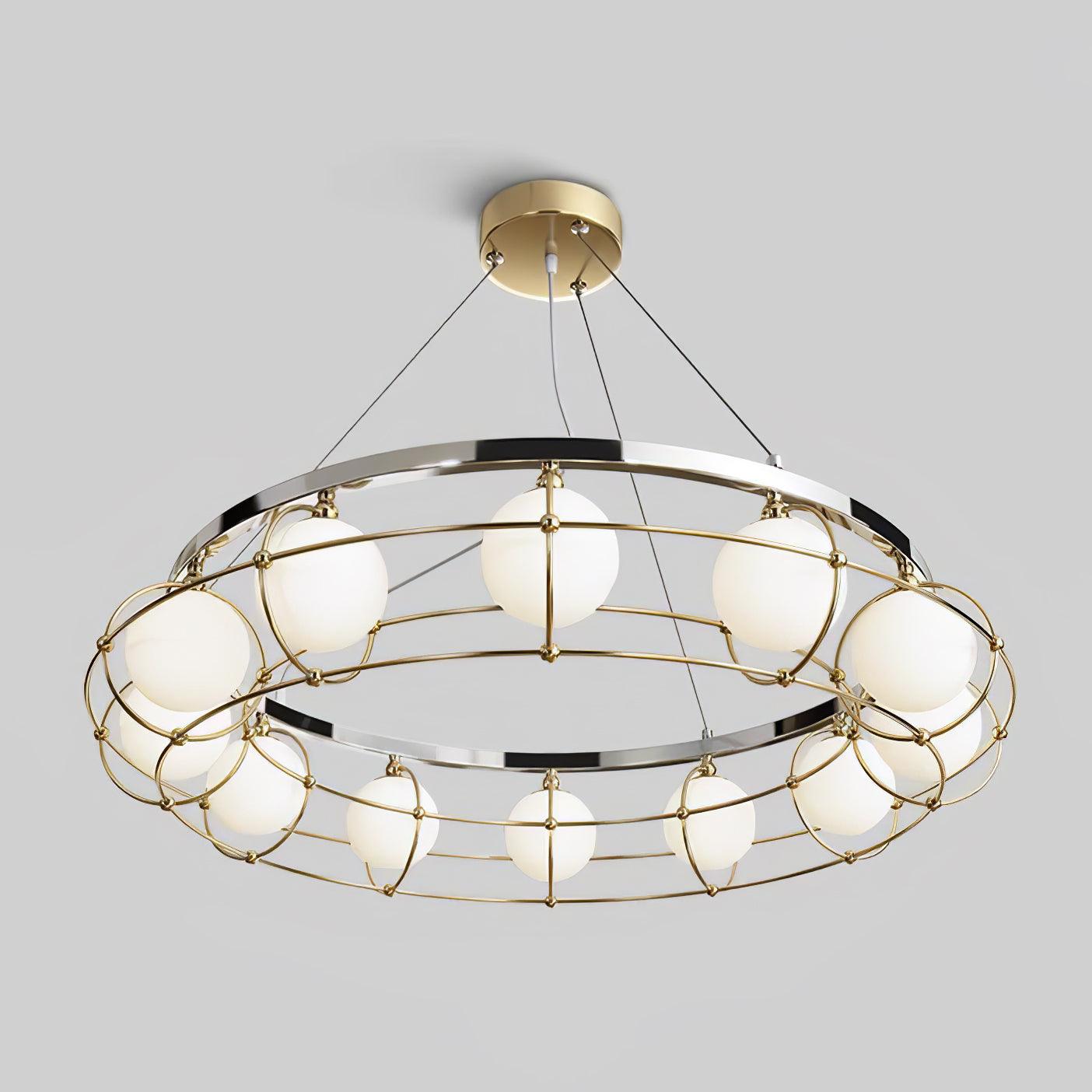Mia Modern Glass Chandelier - Letslighting