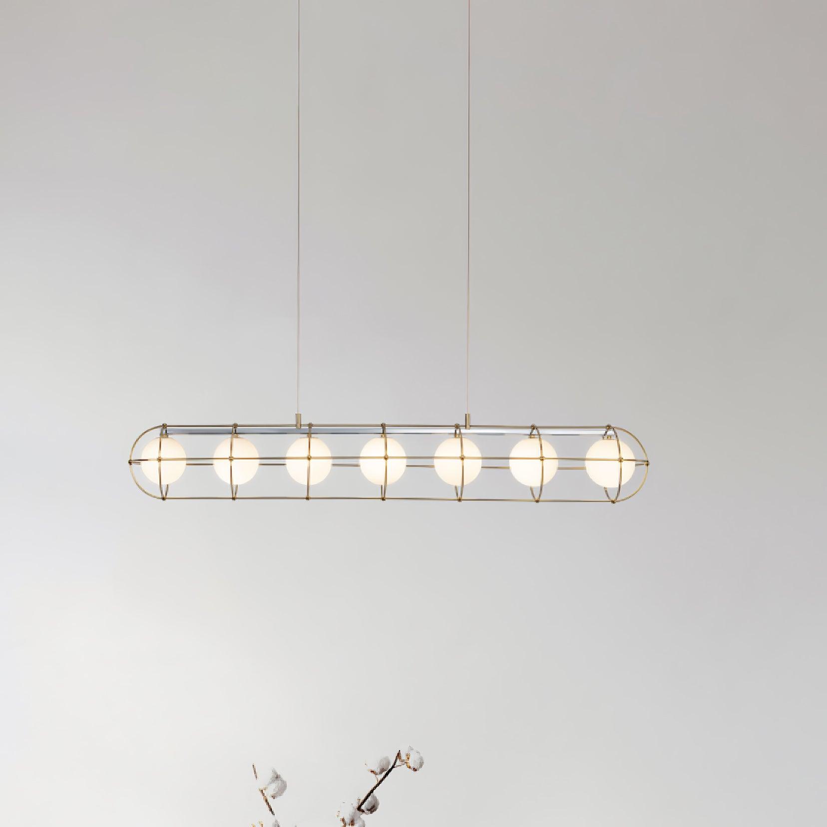 Mia Modern Glass Chandelier - Letslighting