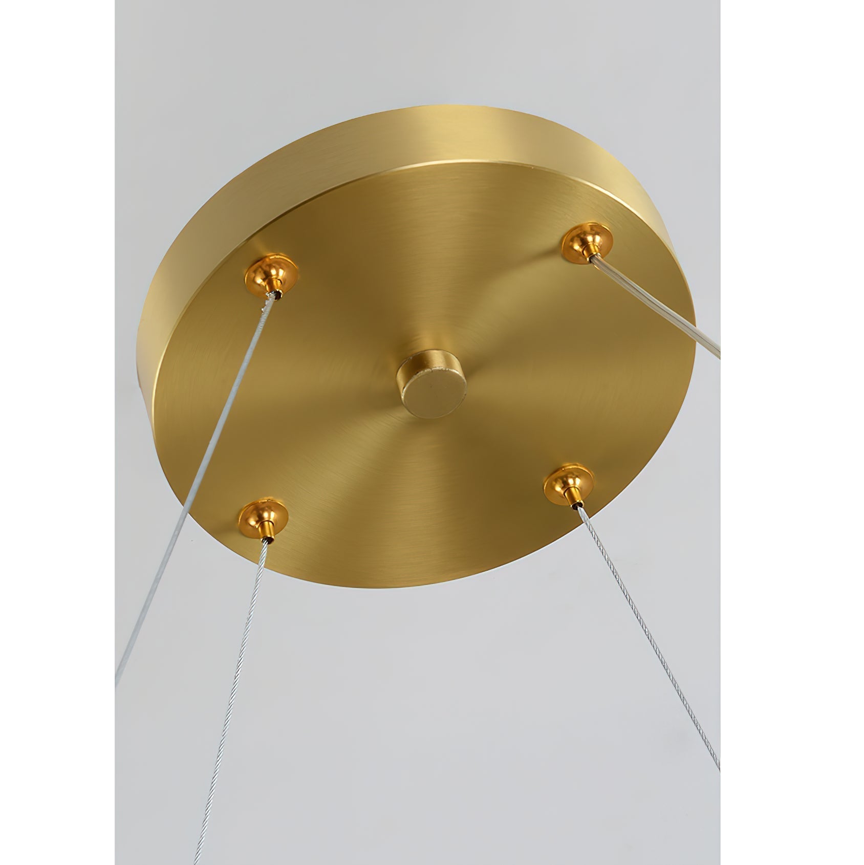 Zotalara Premium Elegance Brass Alabaster Chandelier - Lamp Copper