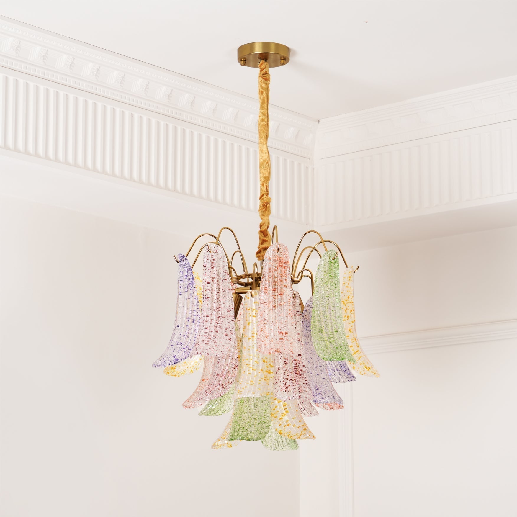 Alnoreth Individual Creativity Metal Glass Chandelier - Lamp Copper